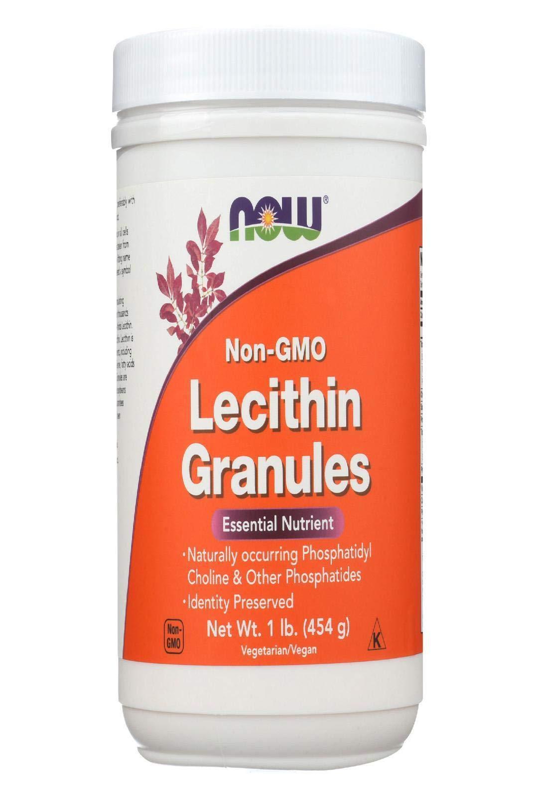 Now Foods Lecithin Granules NonGMO 1 lb (454 g)