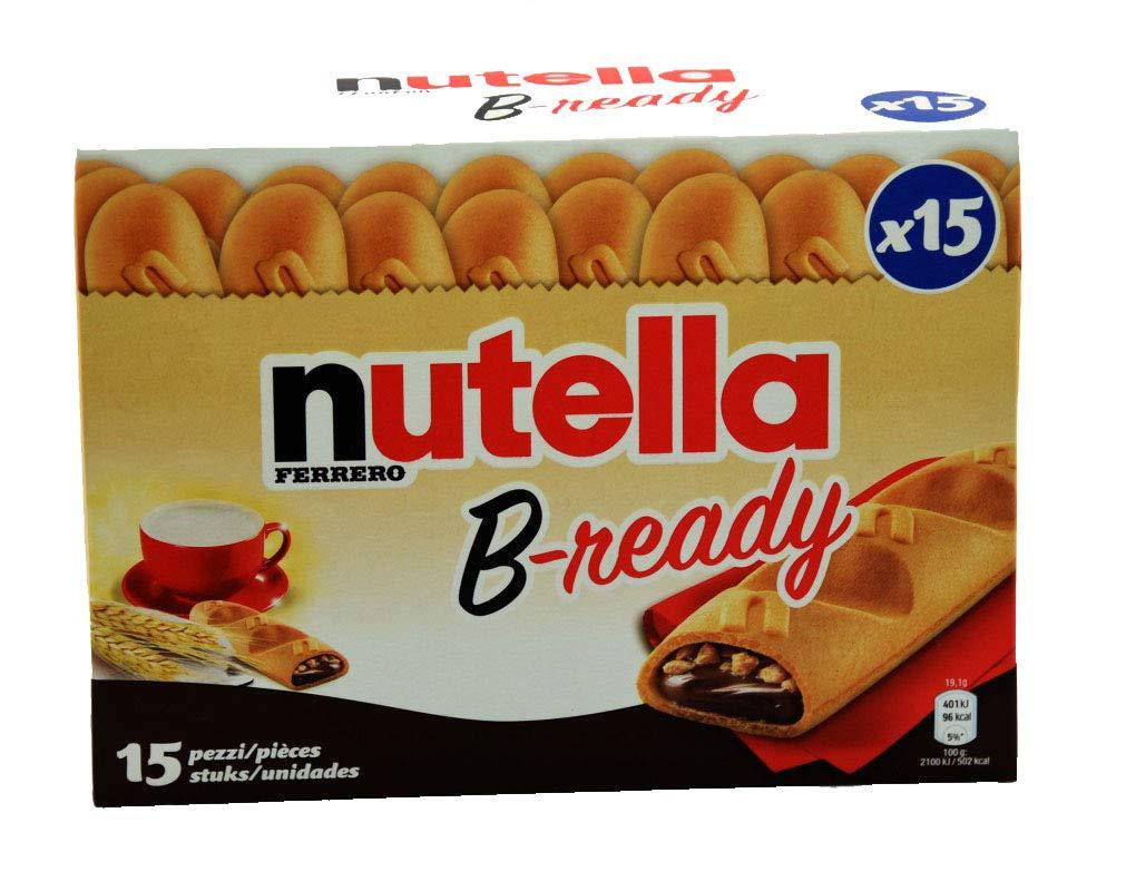 10 X Ferrero Nutella B-Ready Crispy Wafer Cookies Snack 132g Each Box-Free  Ship.