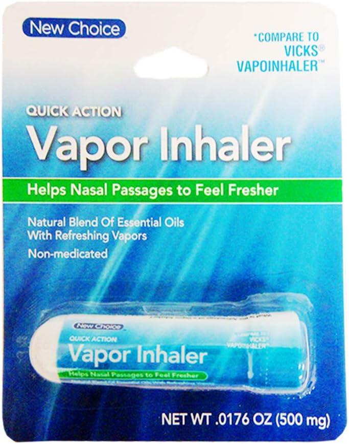 AllTopBargains 6 X Vapor Inhaler Sinus Nasal Decongestant Allergy Mucus