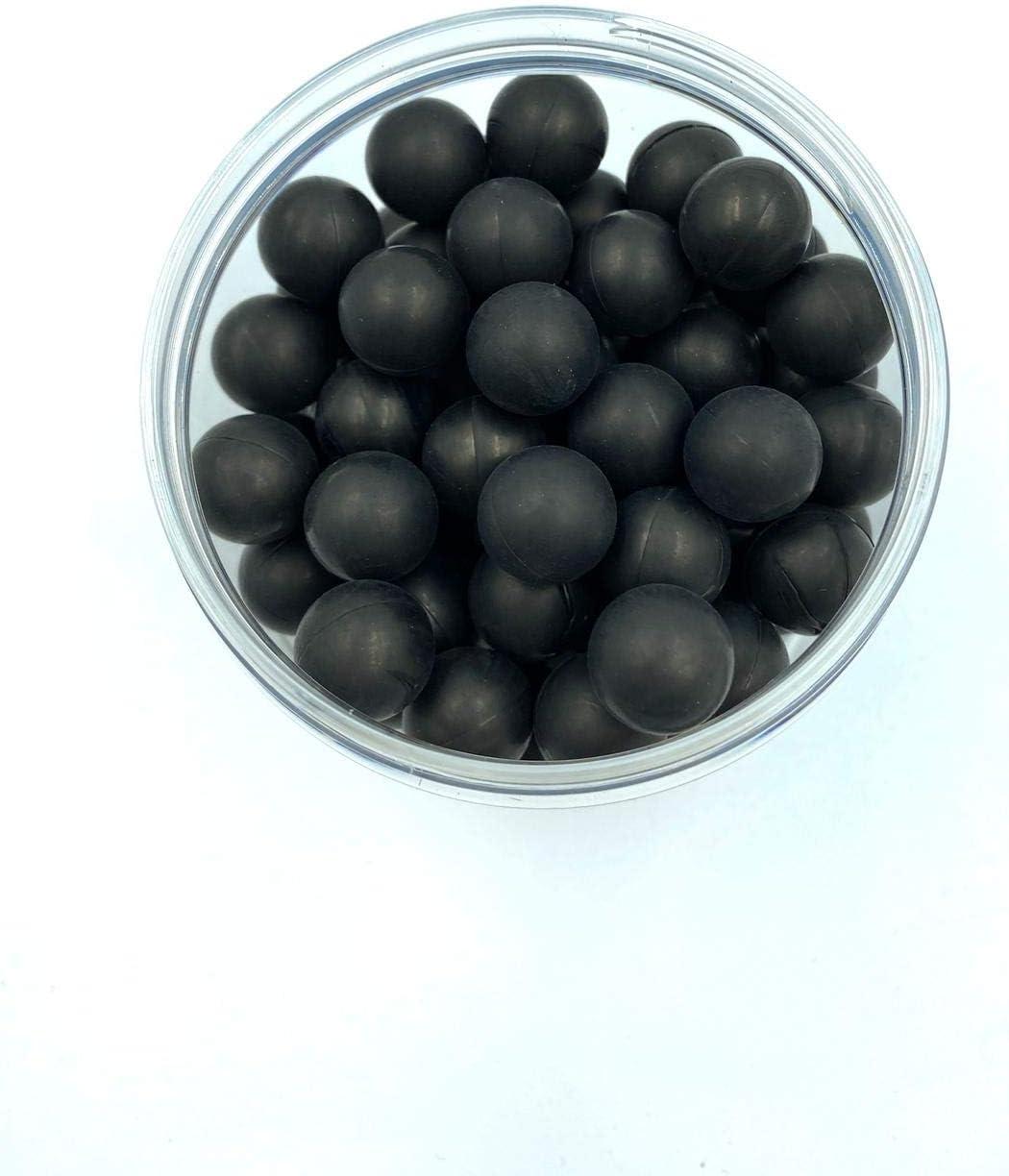 100 x Hard Rubber Balls Paintballs Reballs for Marker Pistols RAM Shooting Training SelfDefense