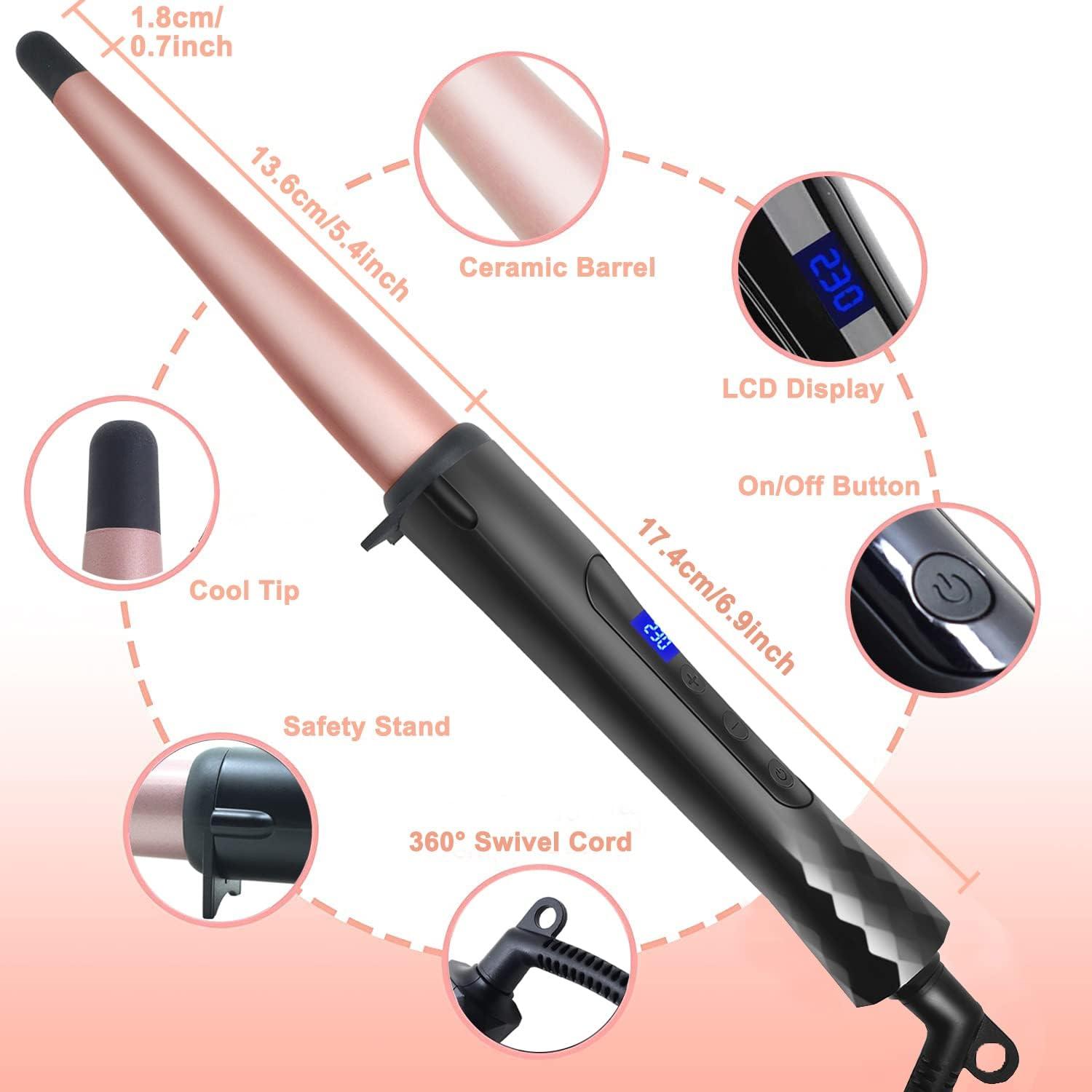 Remington rose pearl ceramic hair curling wand outlet