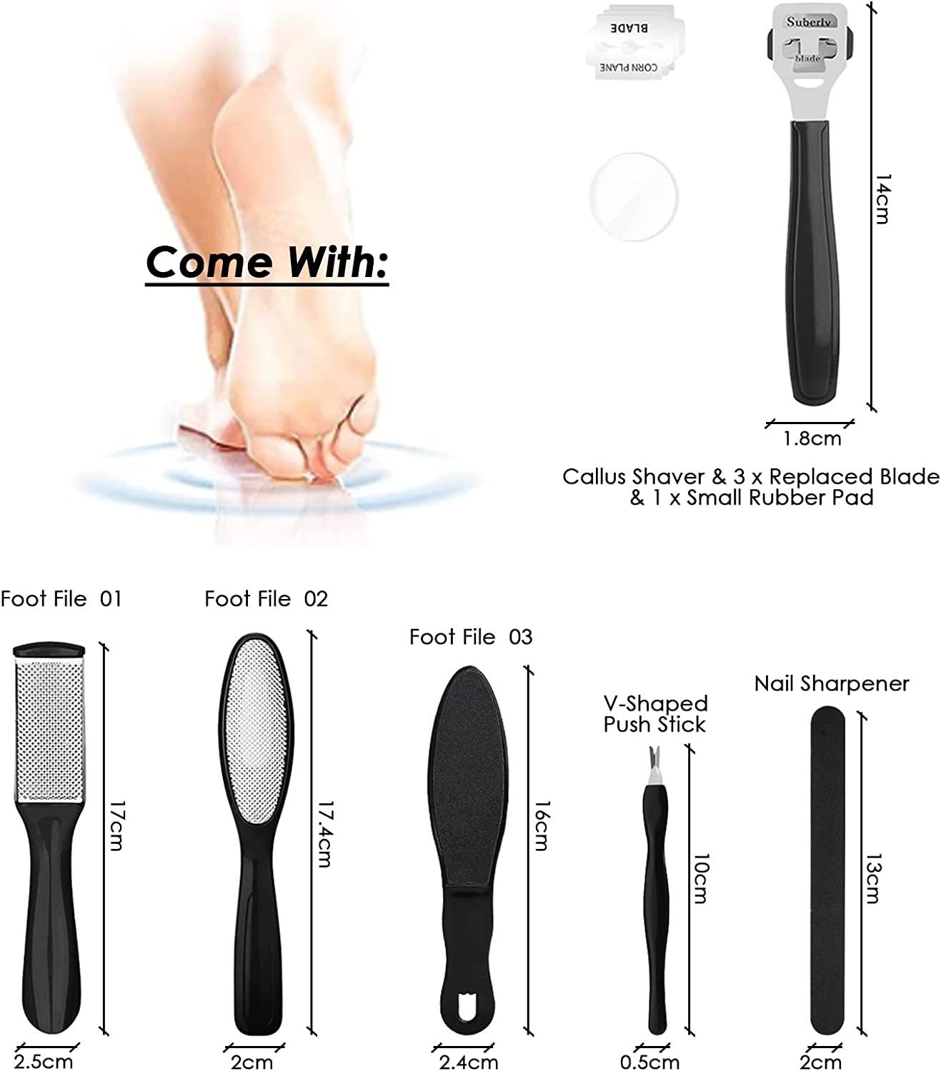 Electric Foot File, Usb Rechargeable Feet Callus Remover With 2