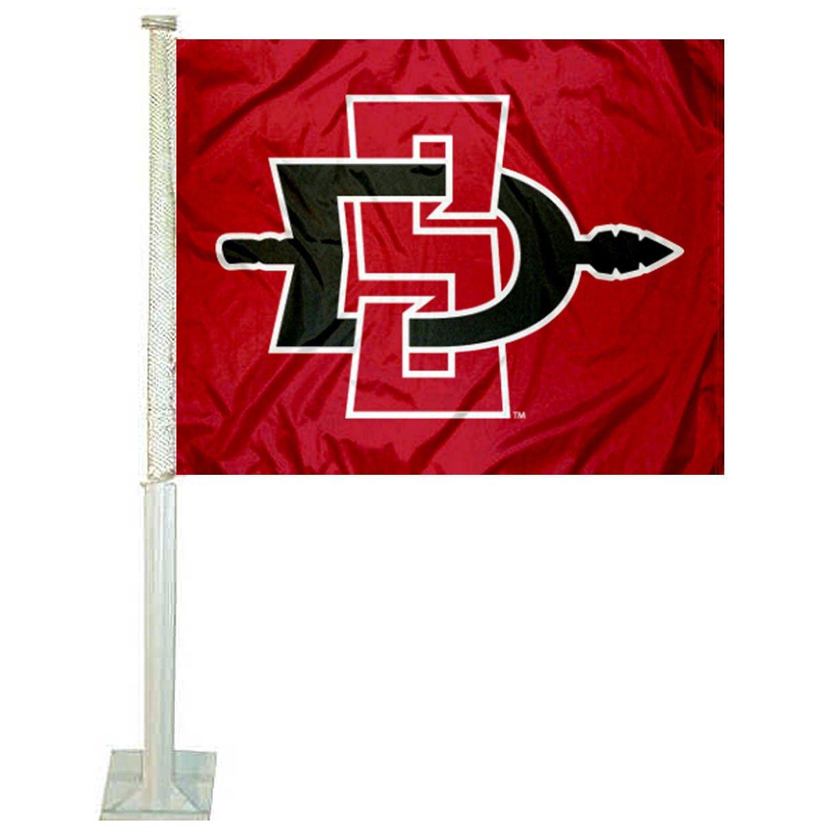 SDSU Aztecs Car Flag Officially Licensed Auto Banner