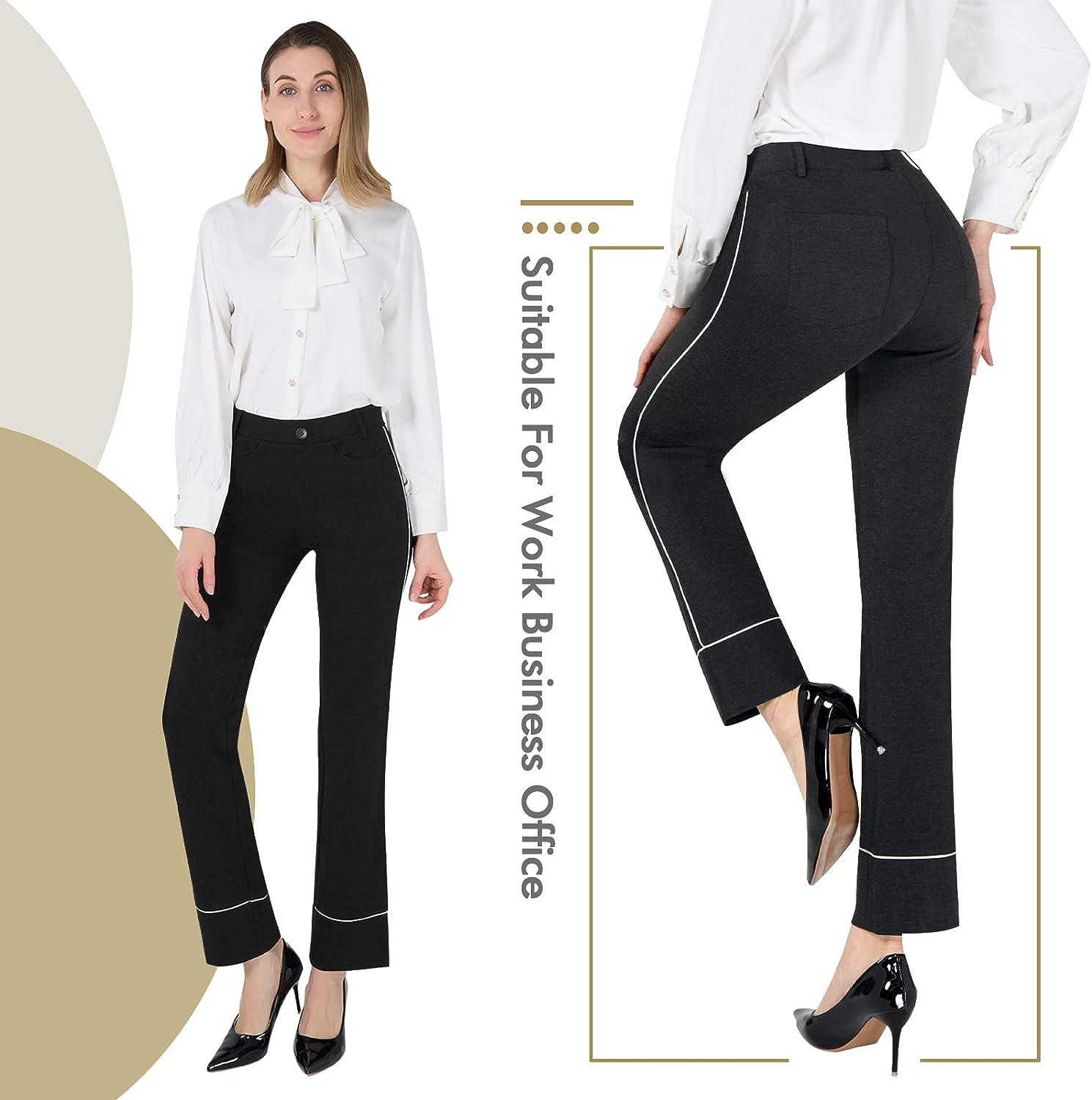Dress Pants Casual Work Trousers Women Yoga Dress Pants for Office Business