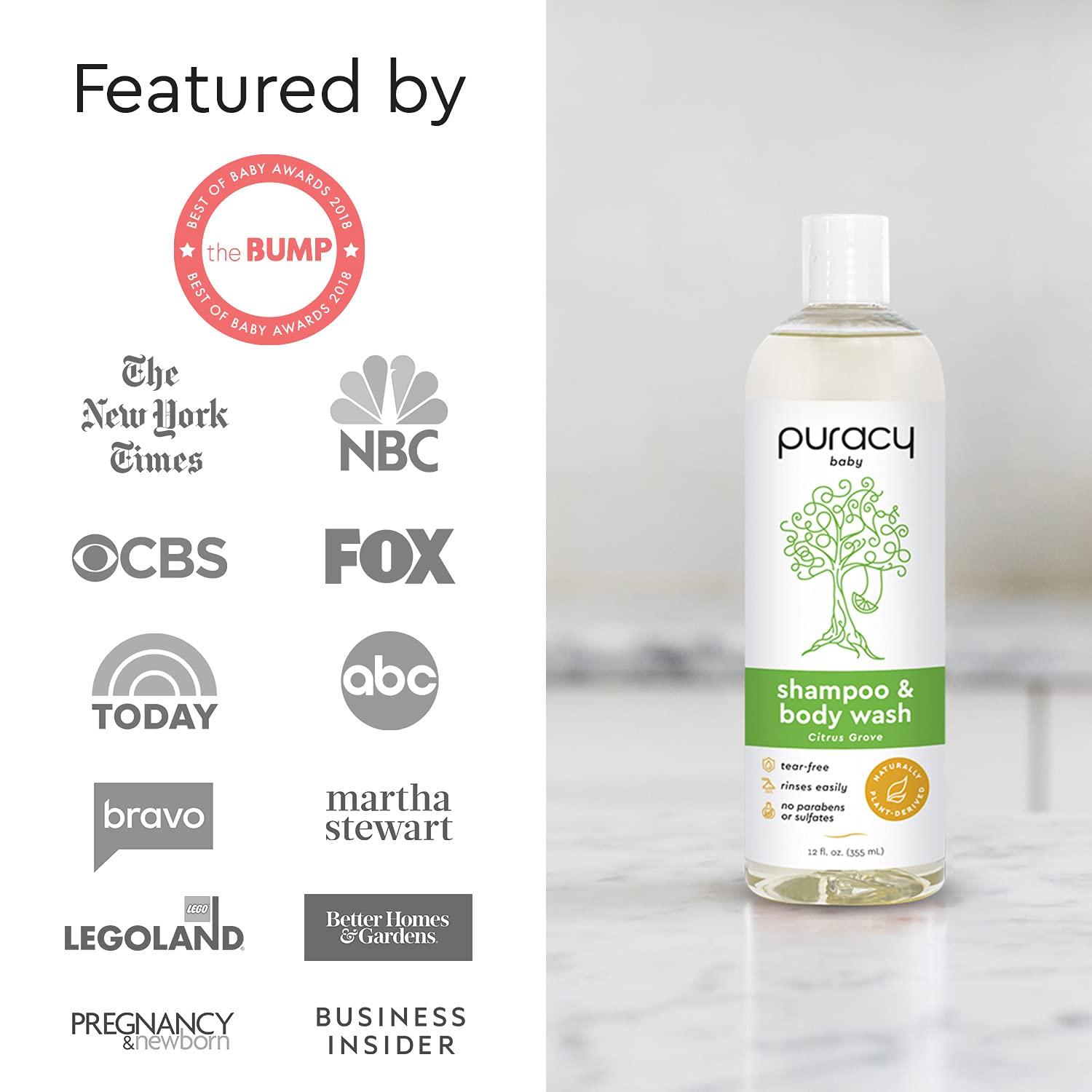 Puracy Shampoo Body Wash for Children Perfect Skin Pure