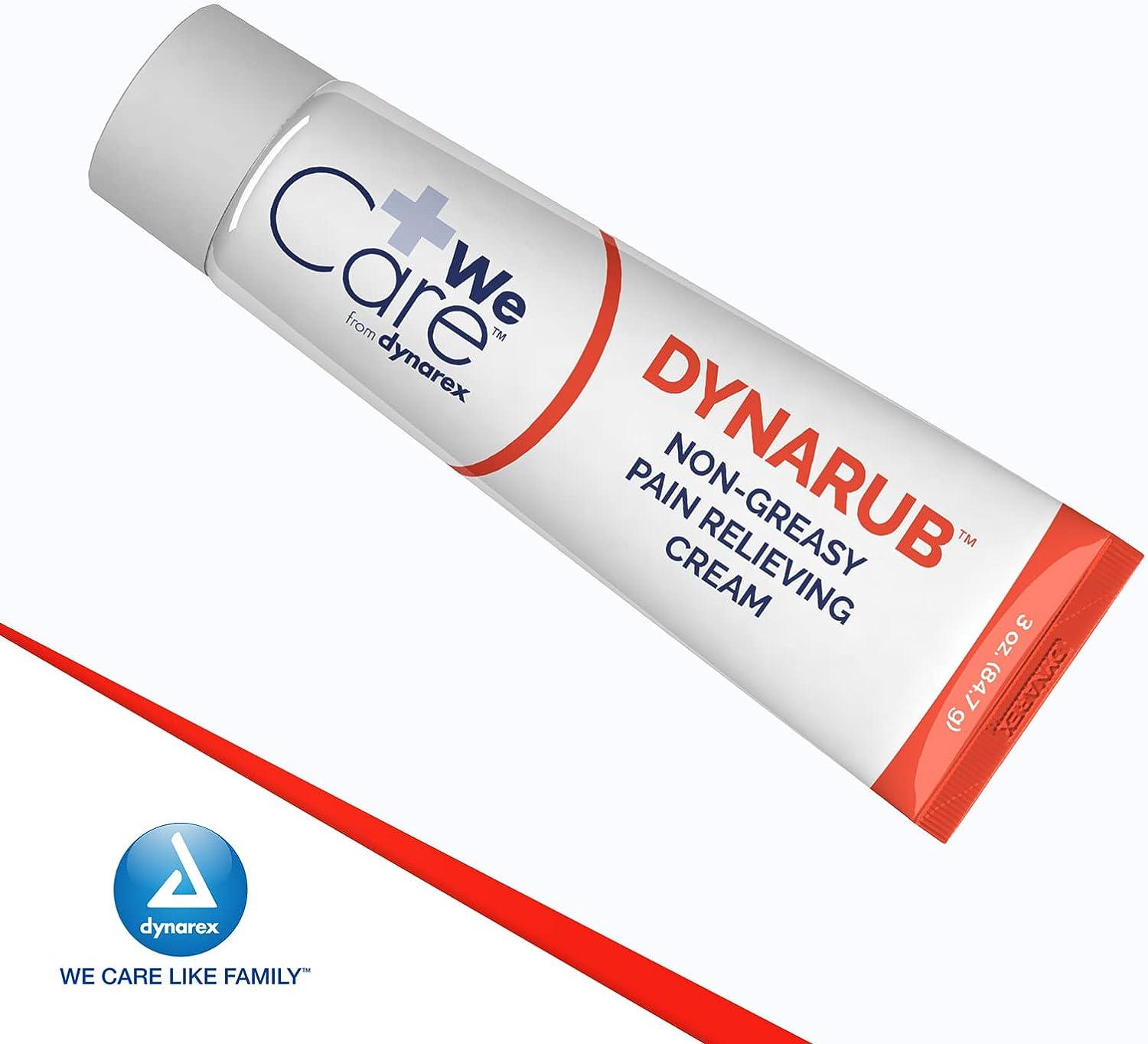 Dynarex DynaRub Cream Mentholated Topical Muscle Pain Relief Cream