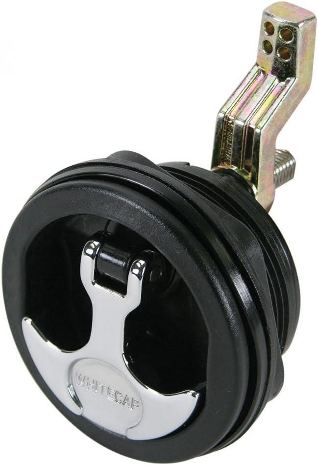 Whitecap THandle Locking Latch Black