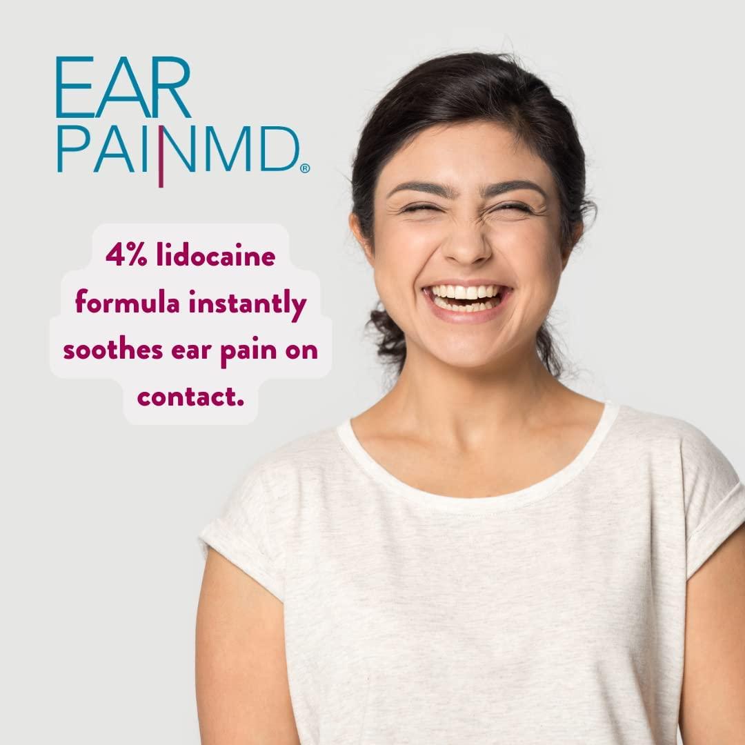 Ear Pain MD 4 Lidocaine Pain Relieving Drops, 12.5 mL
