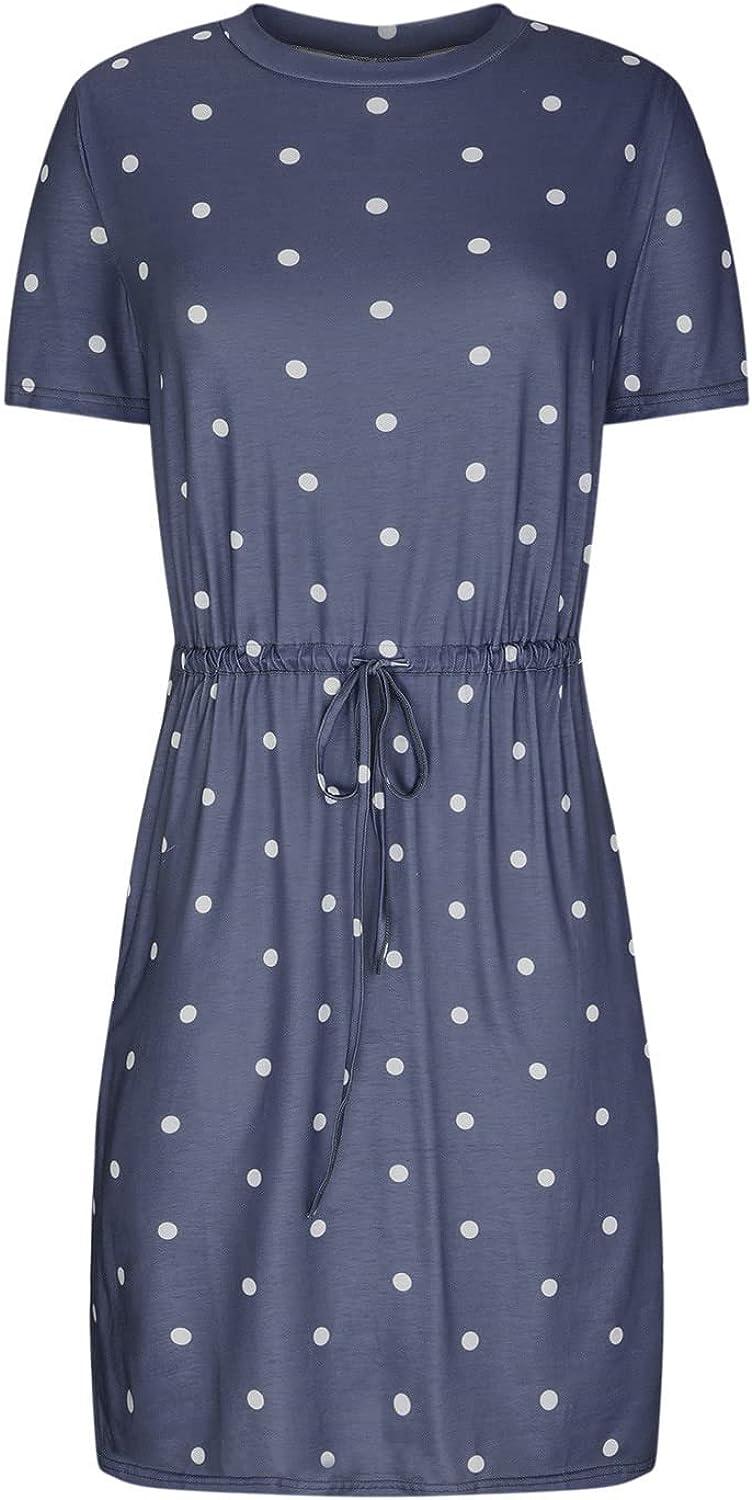 Women's Summer Blouson Dress with Pockets | Work & Casual Short Sleeve  Sundress | Navy, XX-Large | Buy Now with Express International Delivery |  GoSupps.com