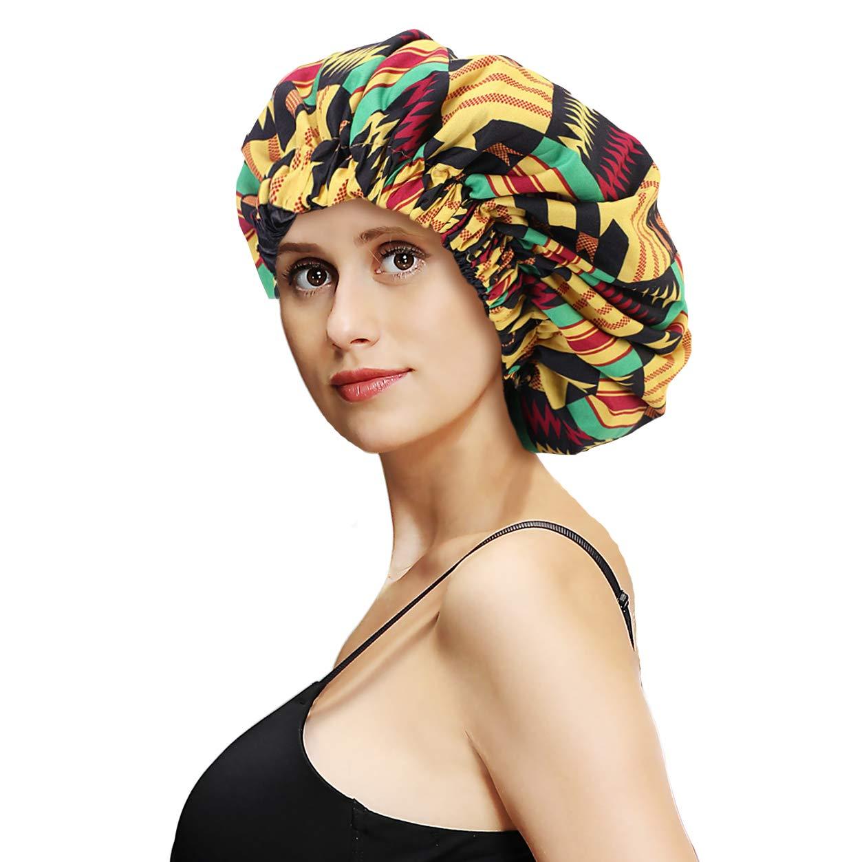 VINICUNCA Bonnets for Women Satin Bonnet for Curly Hair Sleeping