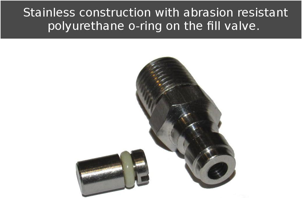 Captain ORing Paintball Air Tank Fill Nipple Bonus CO Microfiber Cloth