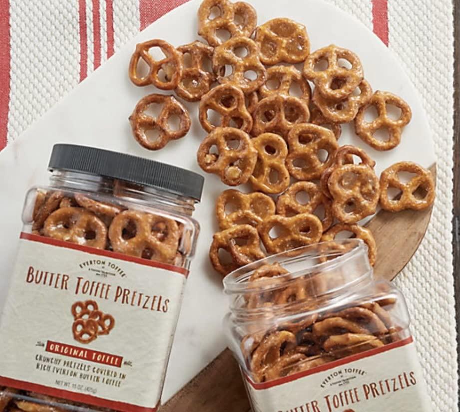 Everton Original Butter Toffee Pretzels Gourmet Artisan Butter Toffee