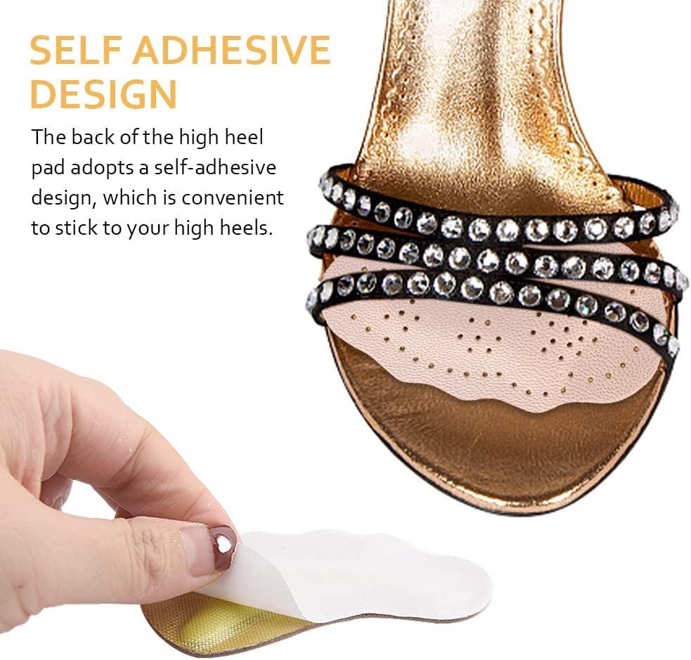 Mtbkeltics 4 Pairs High Heel Inserts Pad Ball of Foot Cushion for Women Keep Feet from Sliding