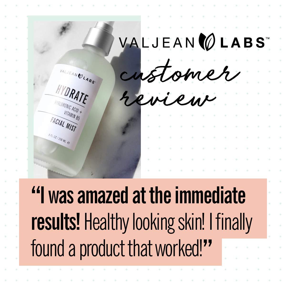 Valjean Labs Face Mist Hydrate Hyaluronic Acid + Vitamin B5 Helps