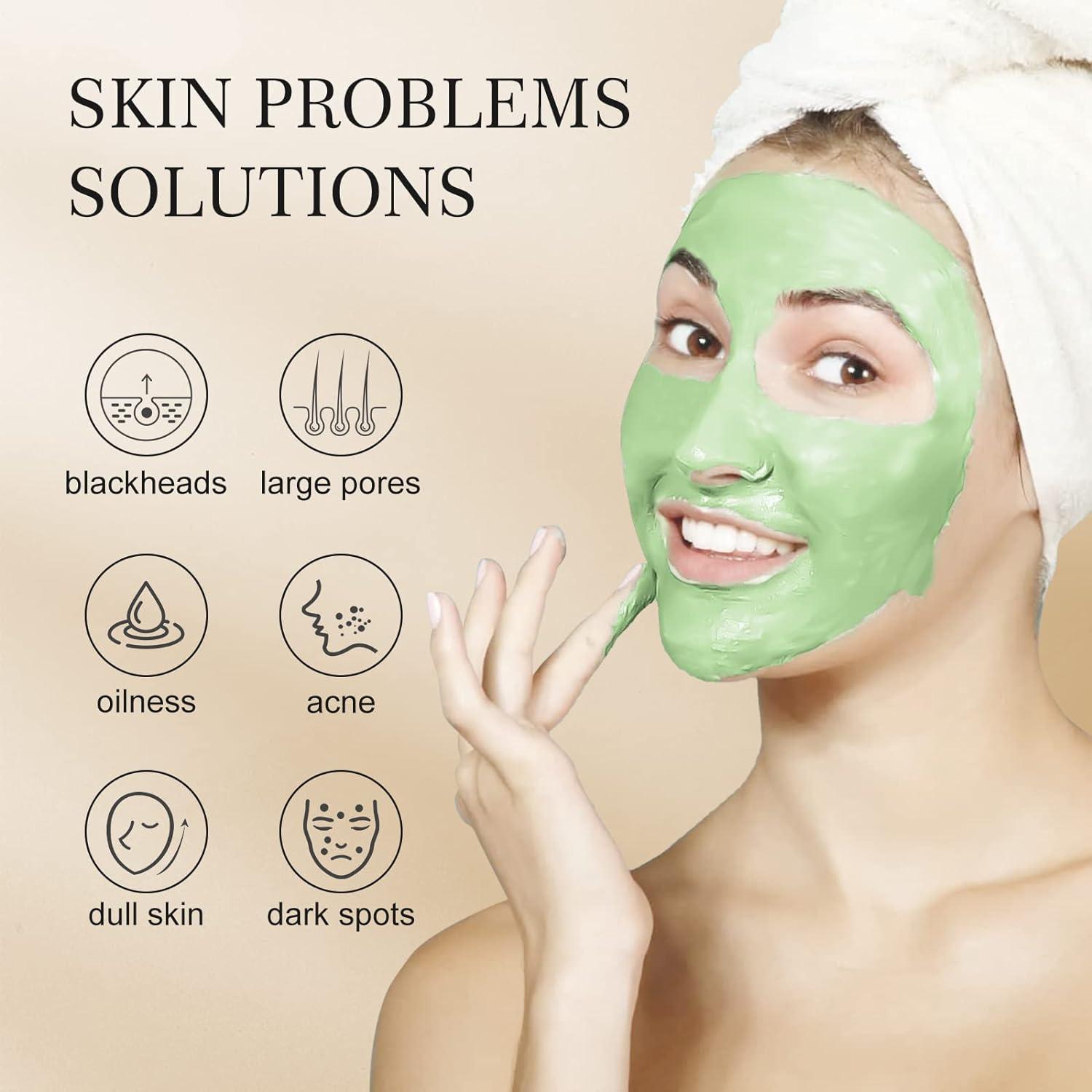 Poztl 4 Pack Mask Stick Set - Green Tea, Bamboo Charcoal