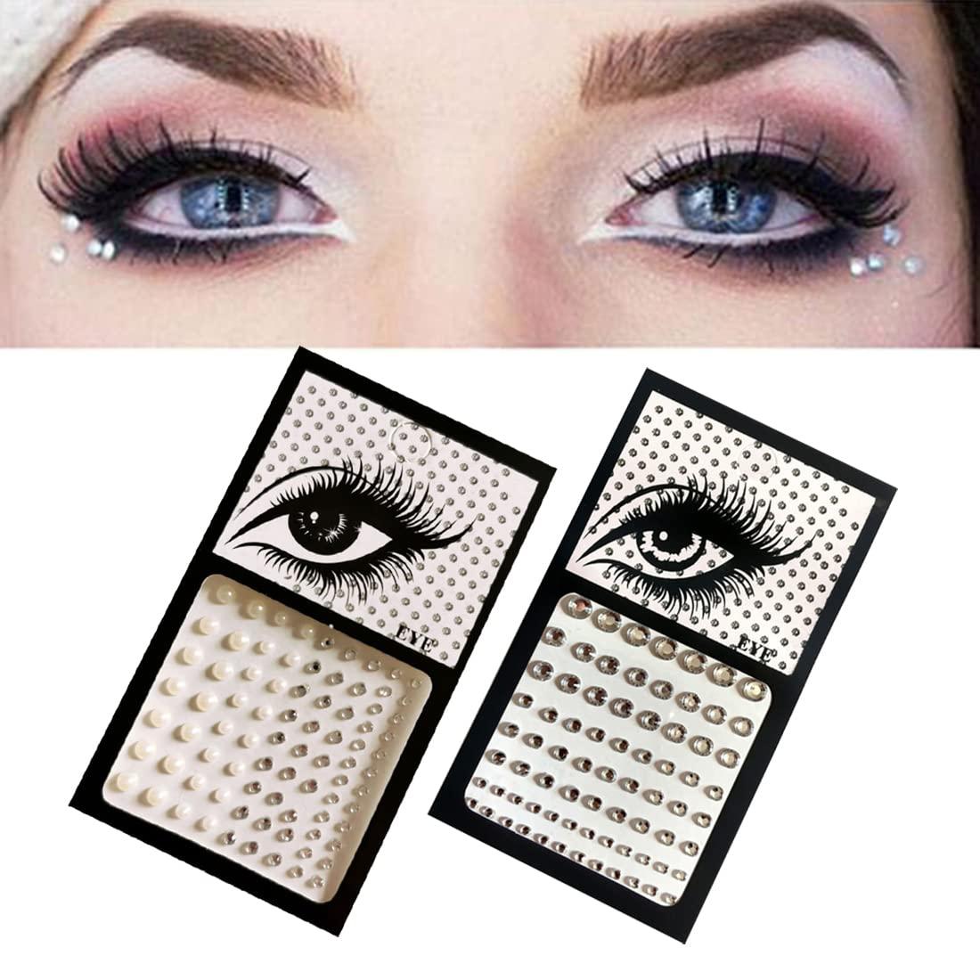 MINGT Makeup Rhinestones for Eyes Face Gems Stickers Eye Jewels