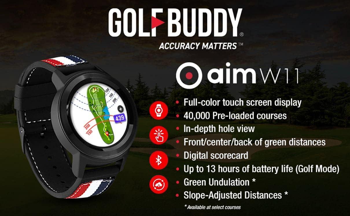 Golfbuddy Aim W11 Golfbuddy Golf Gps Golf Buddy Golf Course Gps