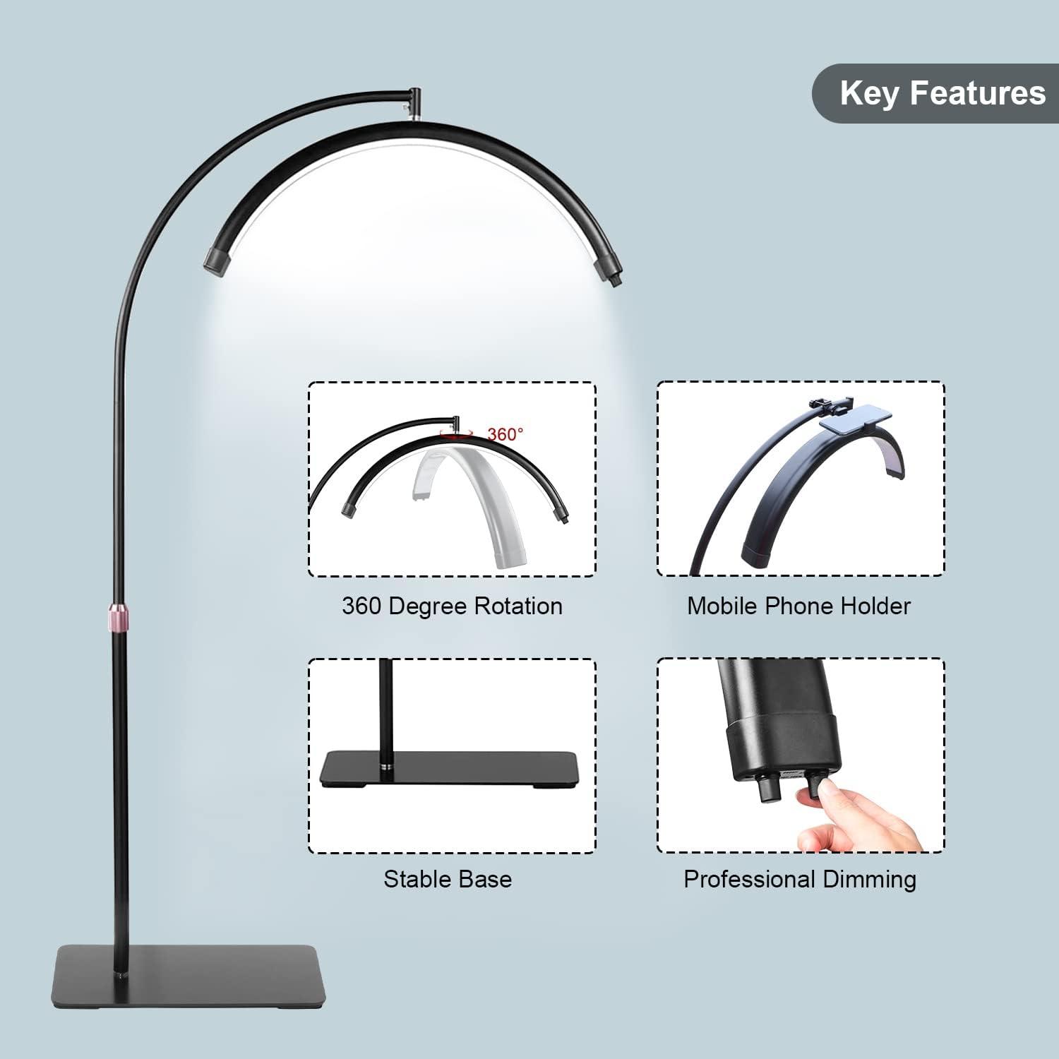 Lash Light LED Adjustable and Dimmable With Stand For Eyelash Extensions