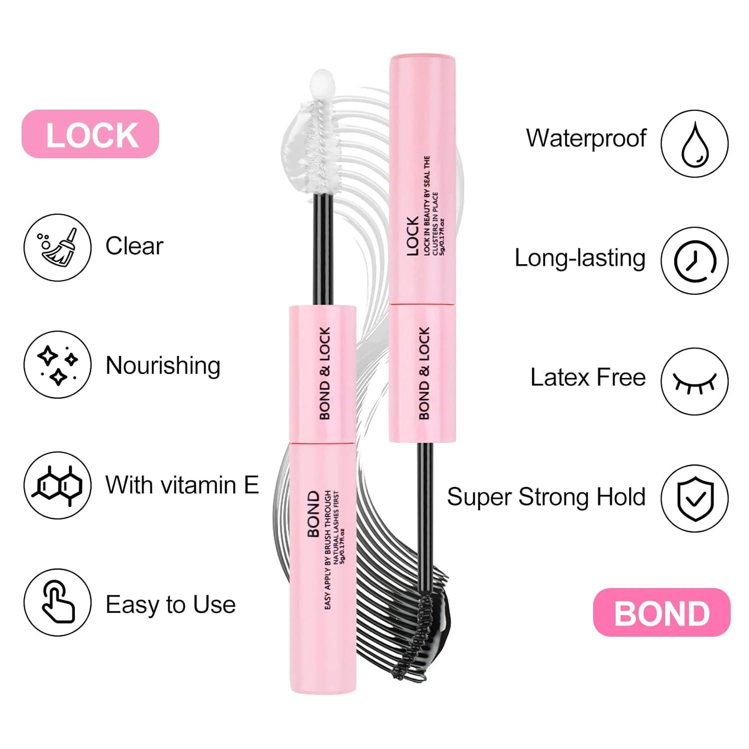 Lash Bond and Seal Cluster Eyelash Glue | Super Strong Hold Adhesive ...