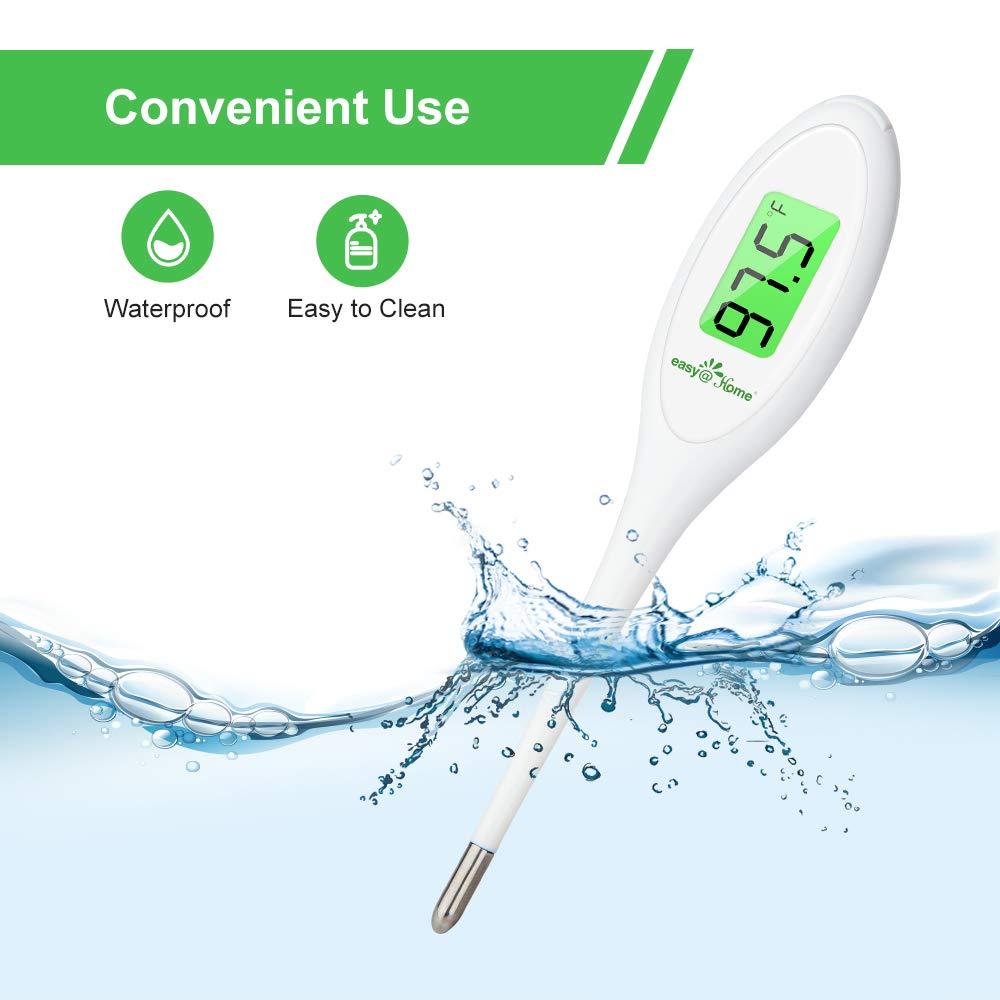 8 Sec Fast Reading EasyHome Digital Oral Thermometer for Adult, Kid and