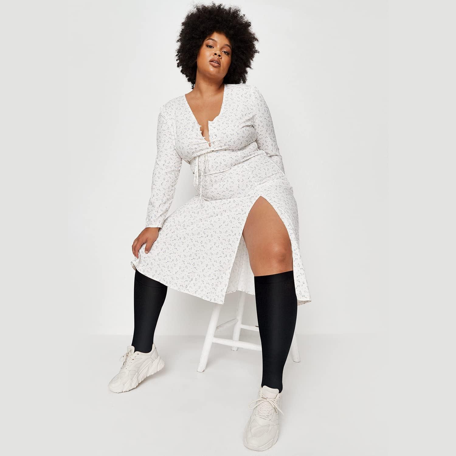 Extra wide calf knee high socks cheap