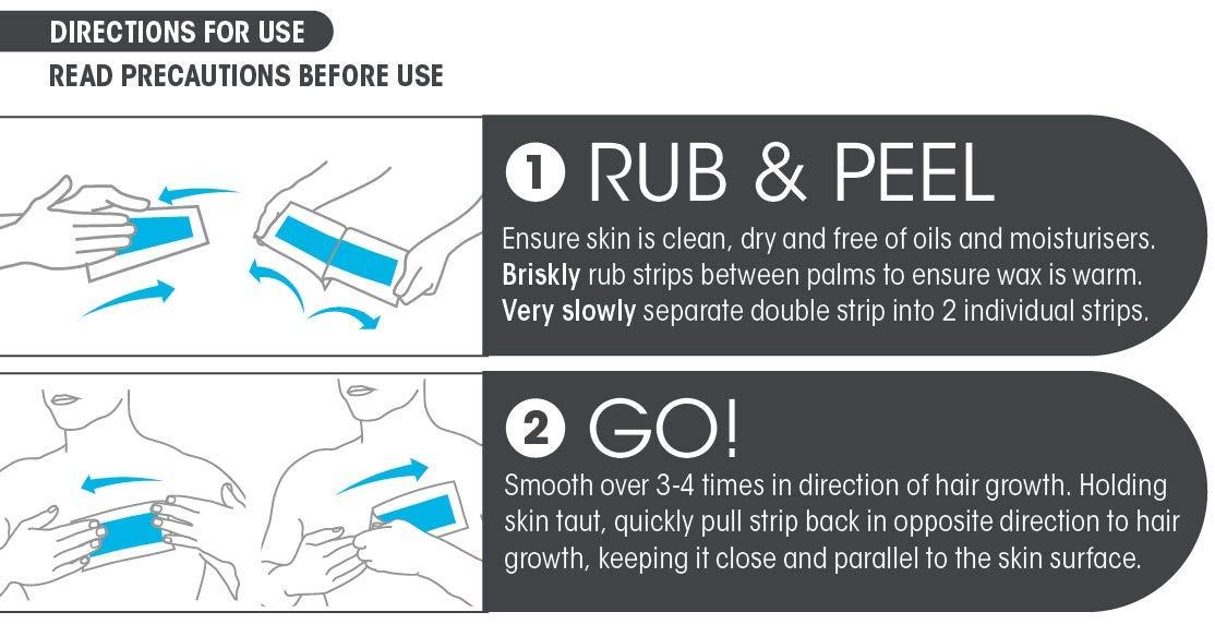 Nad's For Men Body Wax Strips Wax Hair Removal For Men At Home