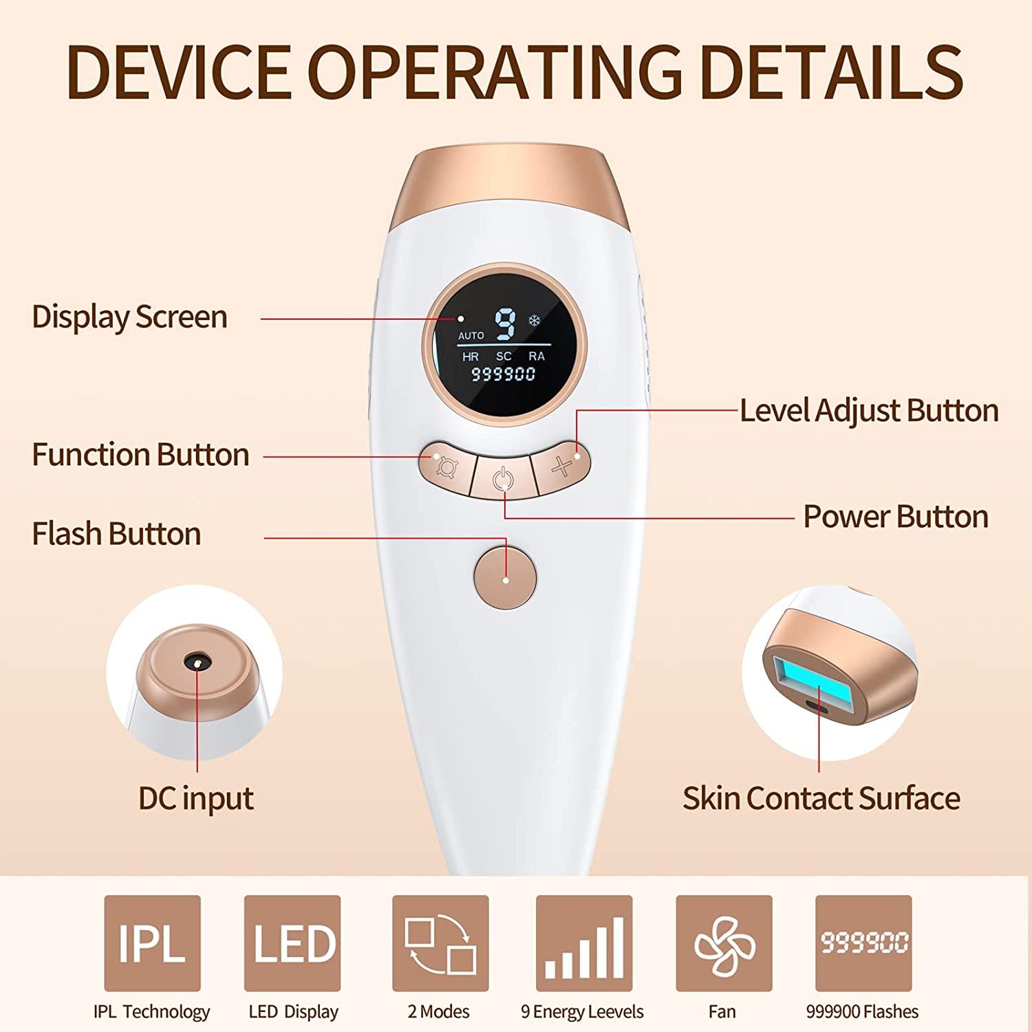 I P L  HAIR REMOVAL DEVICE