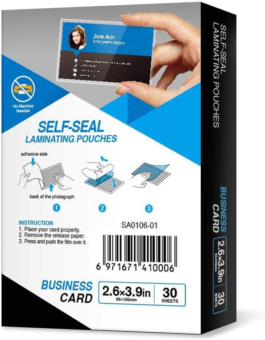 Everest Self Adhesive Laminating Pouches, Self Sealing Pouches for