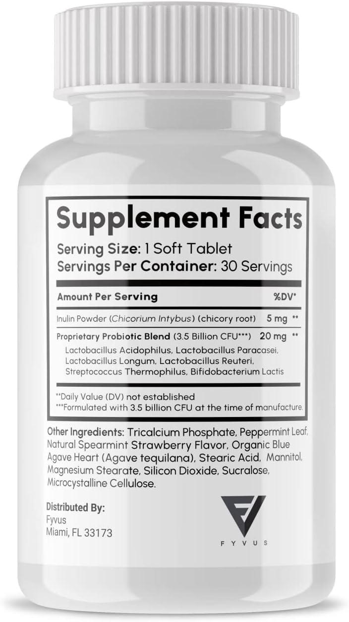 (2 Pack) Best Breath Oral Probiotic Mints for Bad Breath, Best Breath