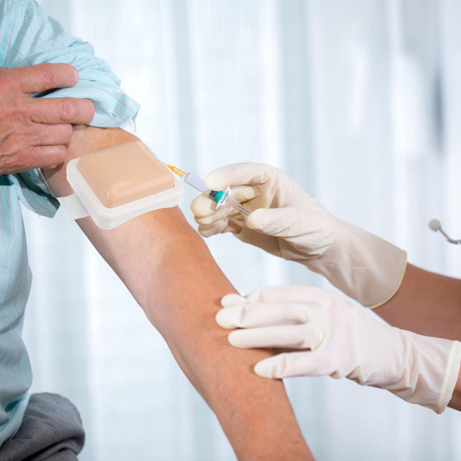 Blood Draw & Injection Practice Kit Training Pad for Intramuscular