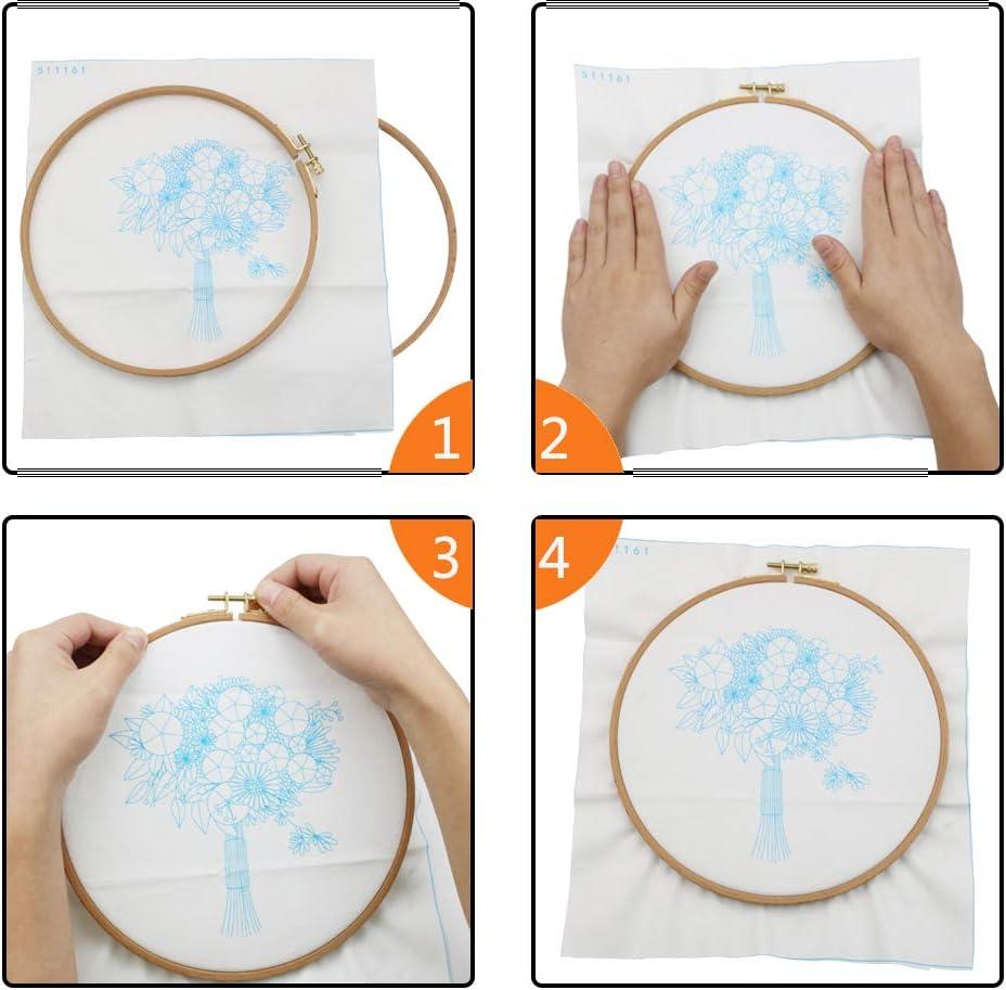 3 inch Embroidery hoop - 7,5 cm bamboo wooden embroidery hoop