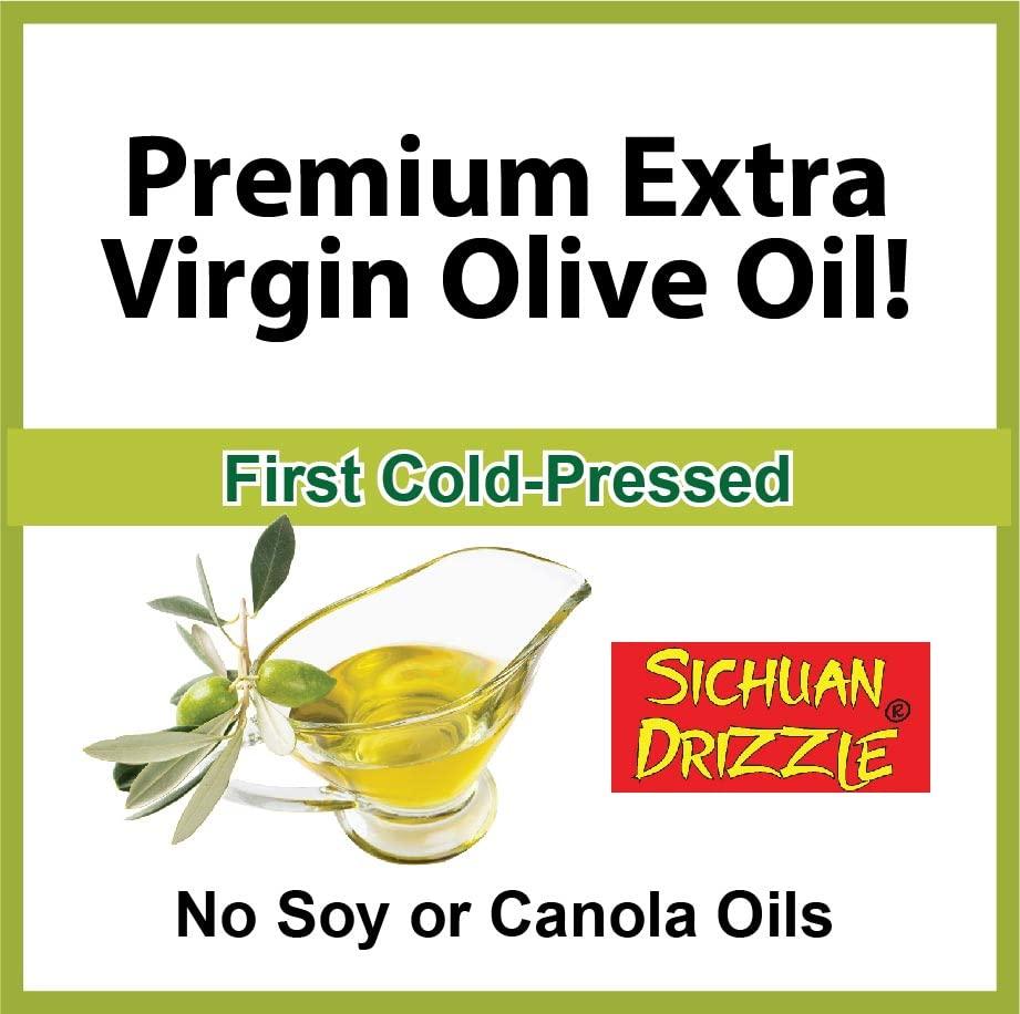 Sichuan Drizzle Chinese Chili Oil Premium EVOO with Hot Chili Flakes