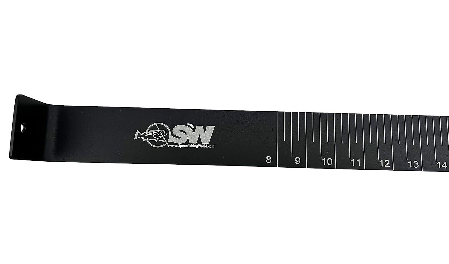 SPEARFISHING WORLD Bump Board for Boat Tournament Fish Ruler Convenient  Durable Laser Etched Anodized Aluminum