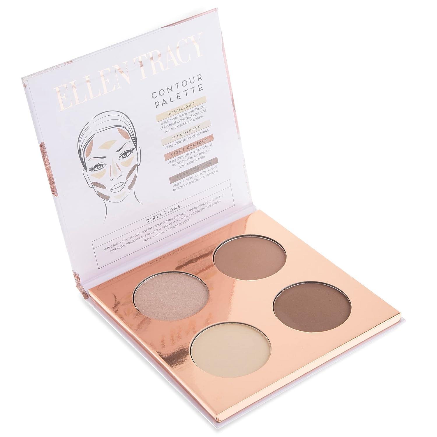 Ellen Tracy Contour Palette Light Contouring Makeup Kit
