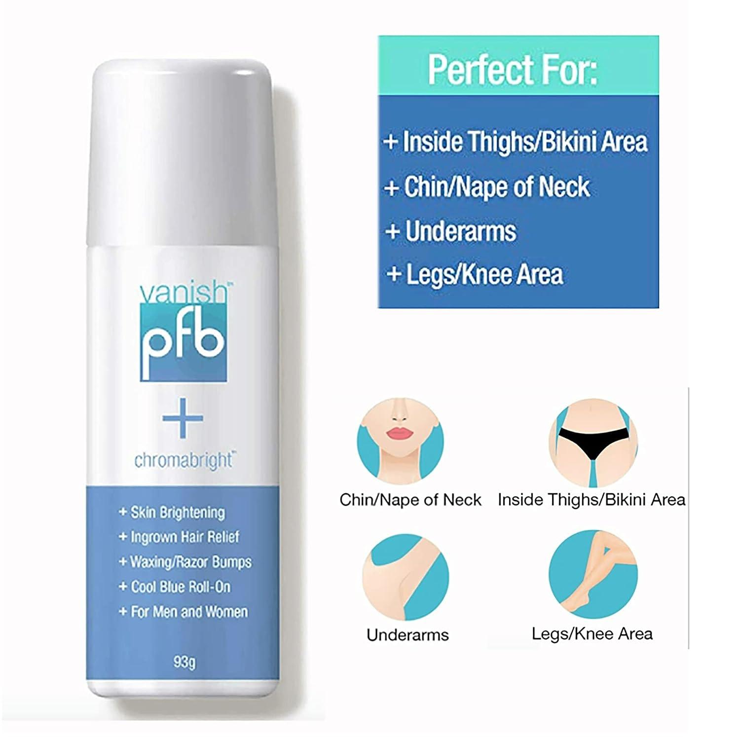 PFB Vanish Razor Bump Stopper & Dark Spot Remover Roll-On - 93g | Buy ...