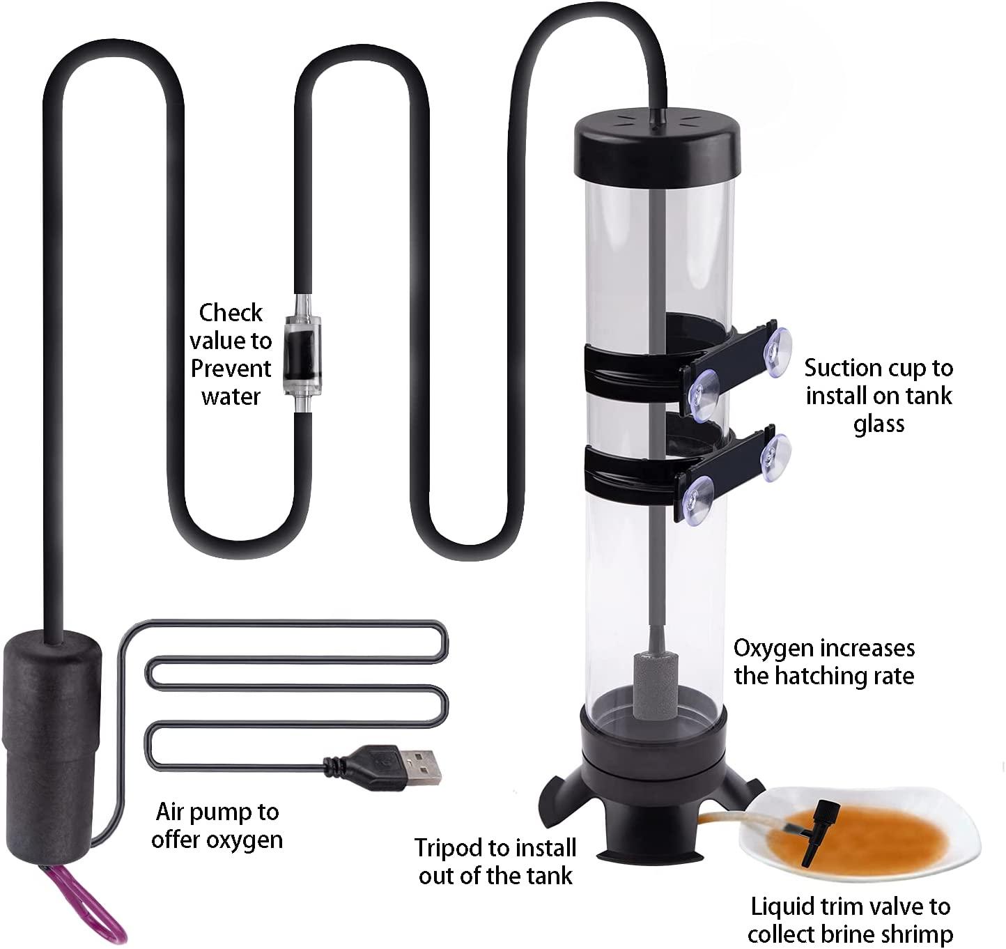 NestBasics Brine Shrimp Hatchery Kits brine Shrimp Eggs Incubator