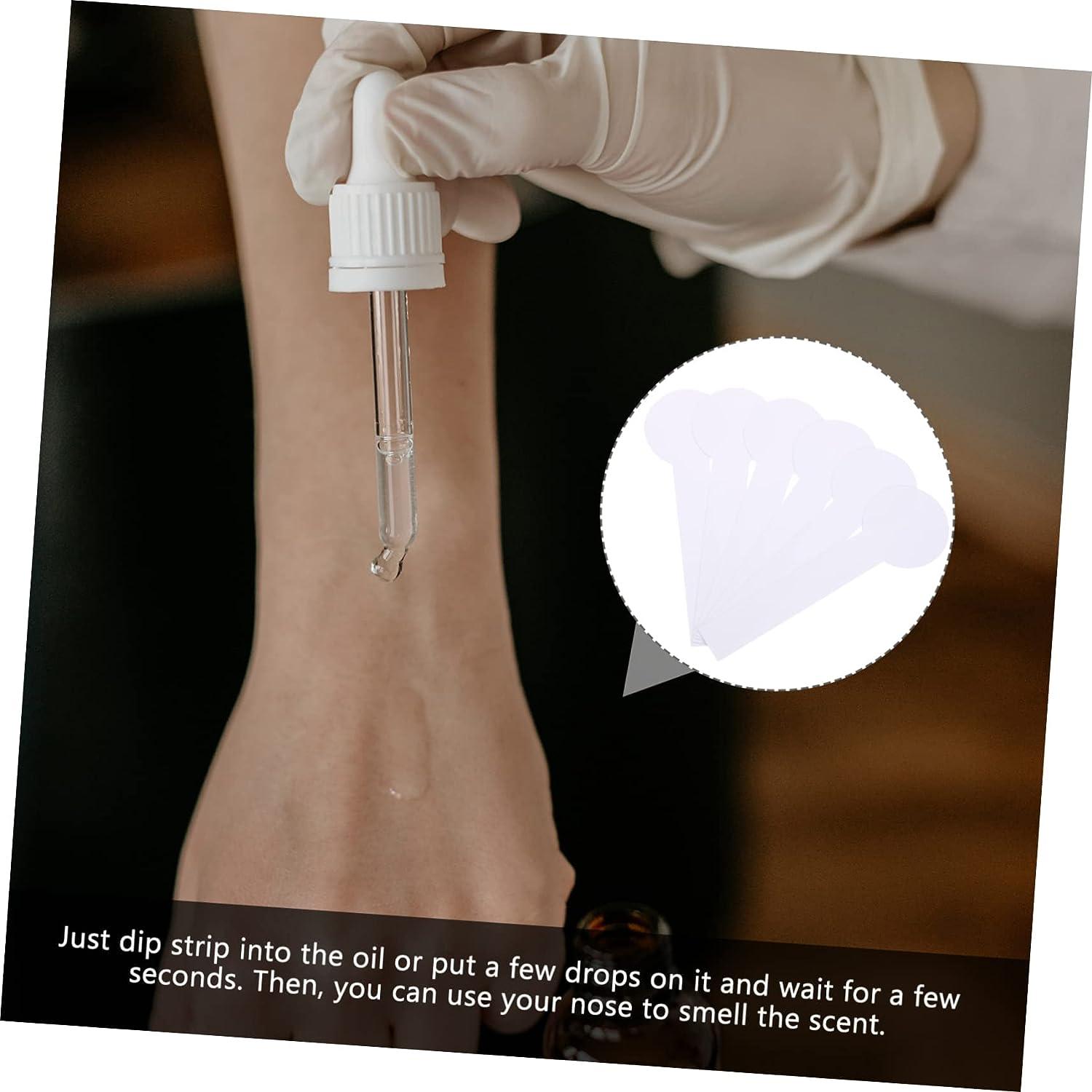 Hemoton Perfume Test Strips 100pcs Disposable Paper Test Strips Perfume