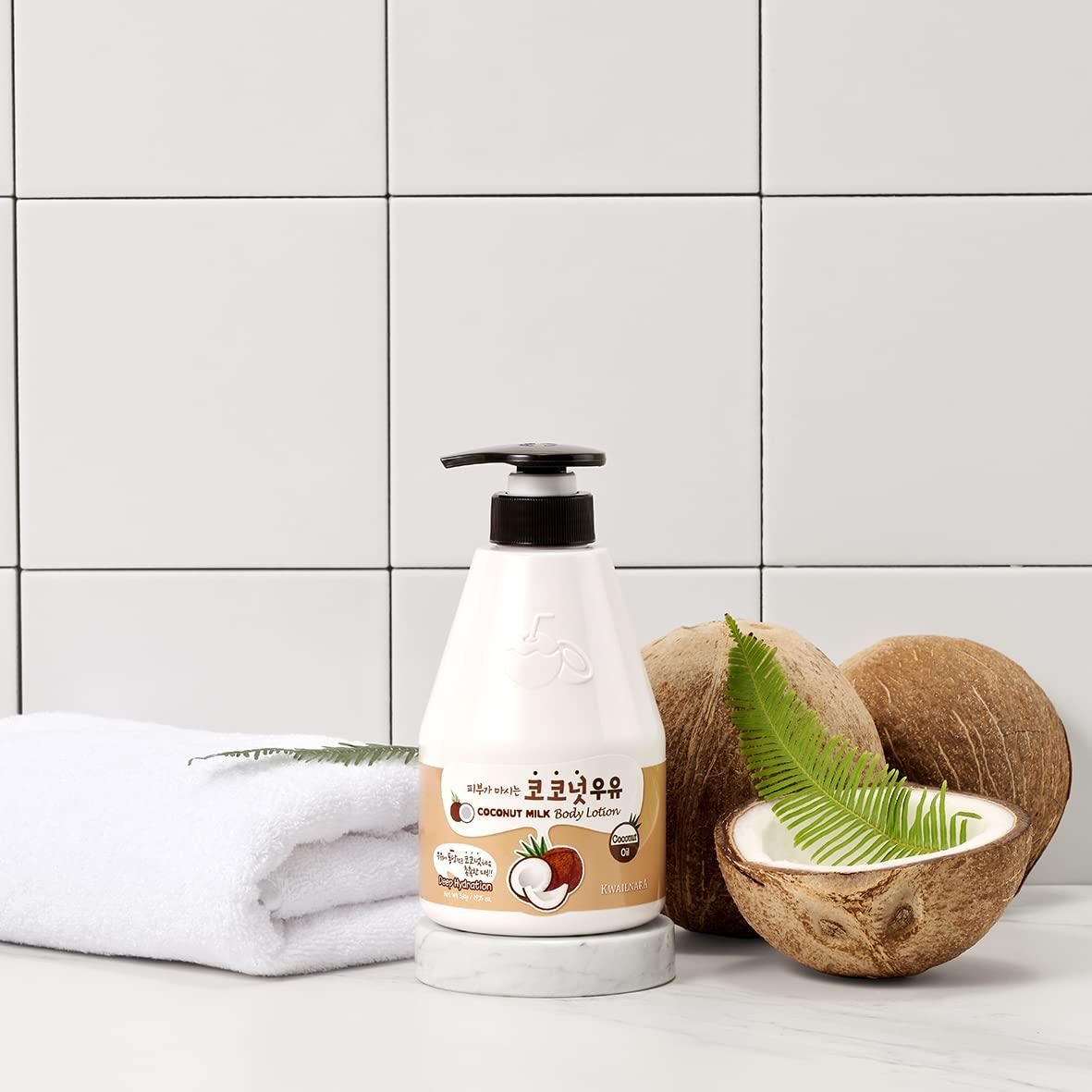 WELCOS KWAILNARA Milk Body Lotion 560 g / 19.75 oz. (Coconut Milk)