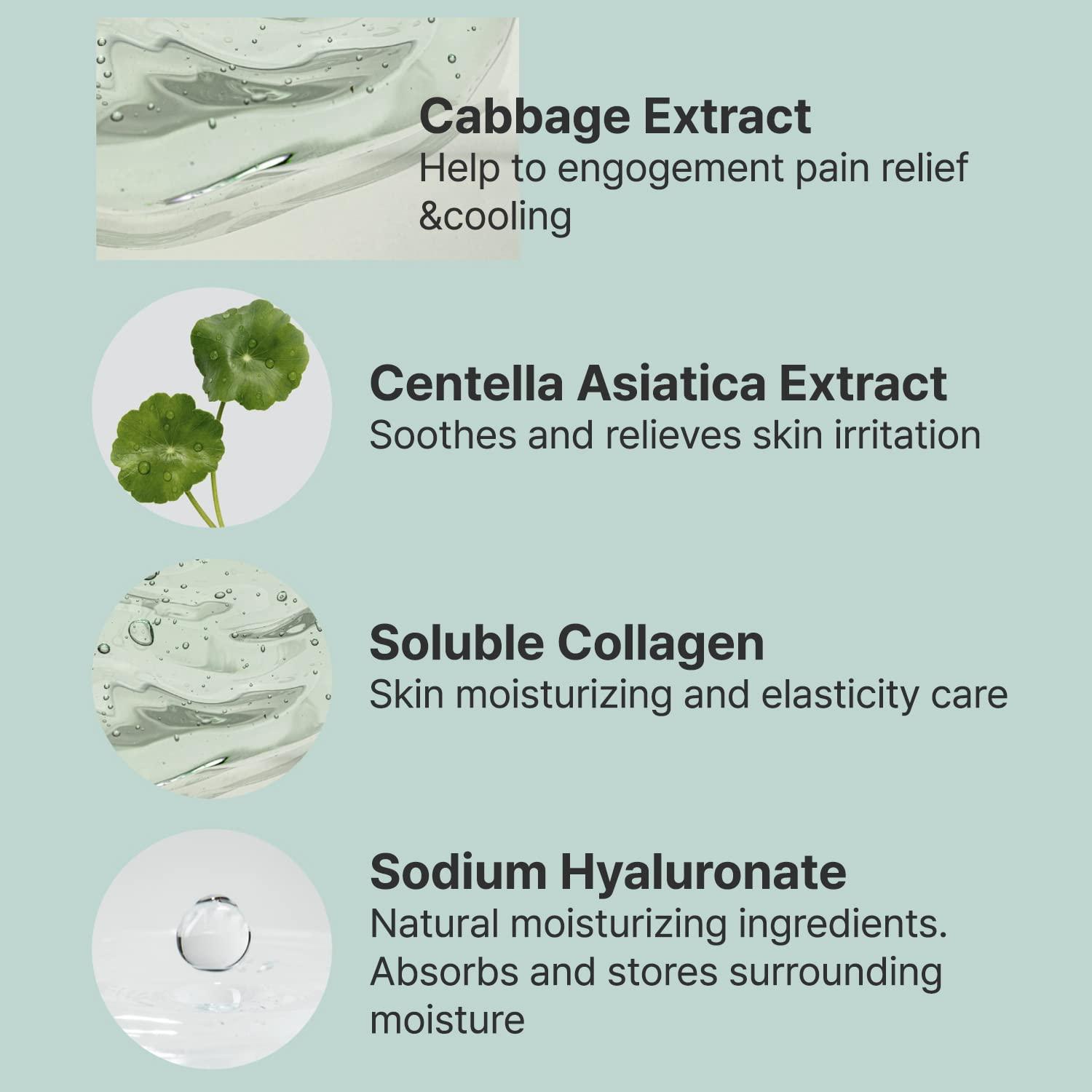 TNTN MOM'S Cabbage Cooling Breast Patch Active (4EA) Stop Lactation