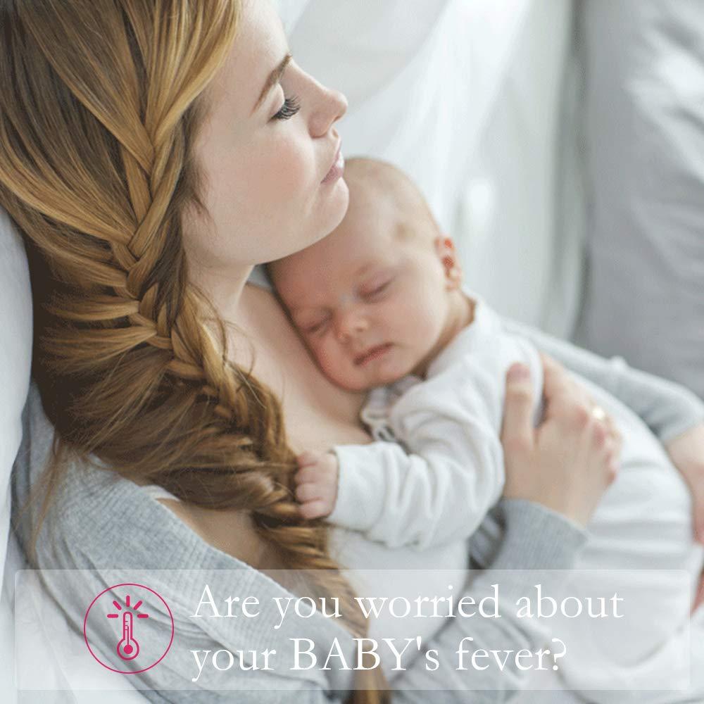 QQcute Digital Body Thermometer Clinical Basic Thermometer with Accurate and Fast Readings