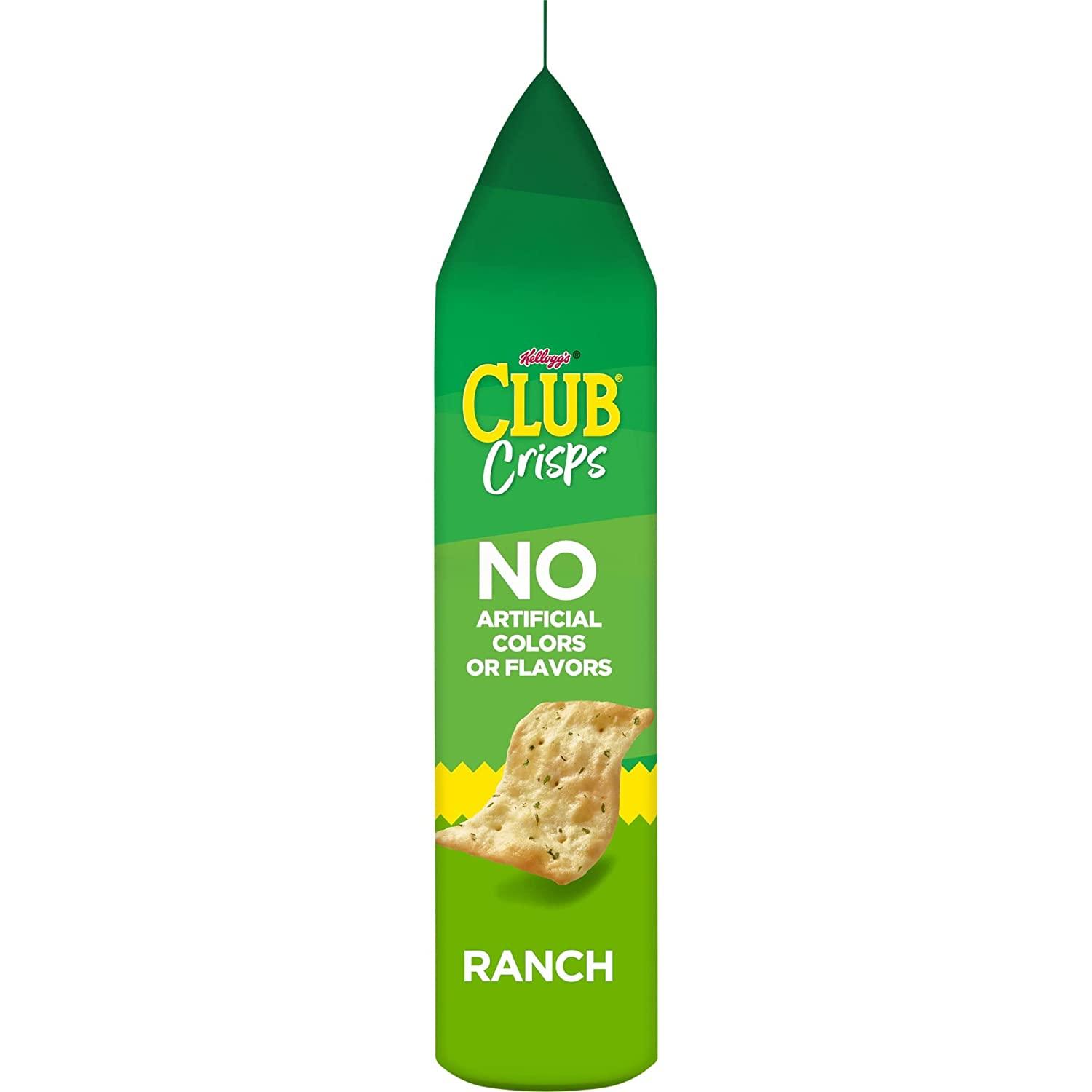 Kelloggs Club Cracker Crisps, Baked Snack Crackers, Party Snacks, Ranch