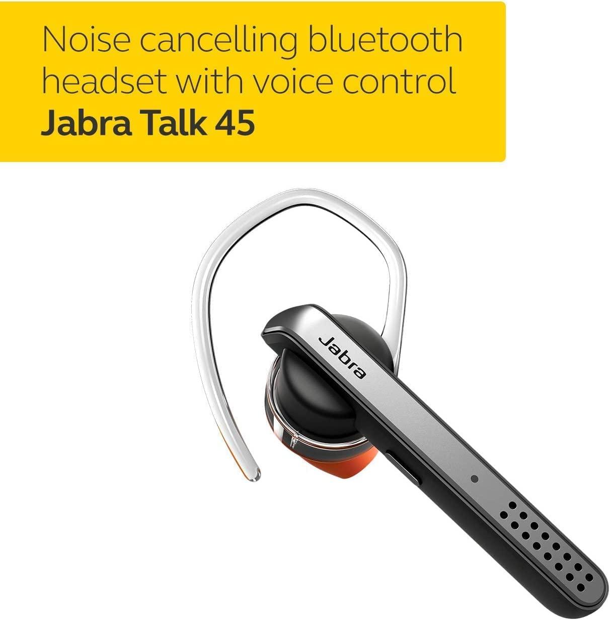 Jabra Talk 45 Bluetooth Headset for High Definition Hands-Free
