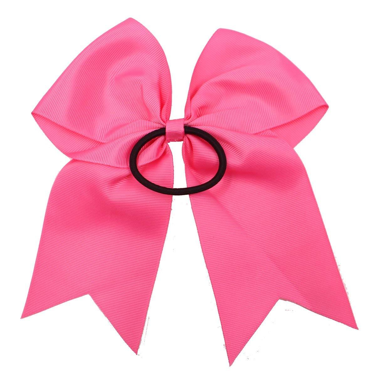 Hot Pink Volleyball Ribbon Bows