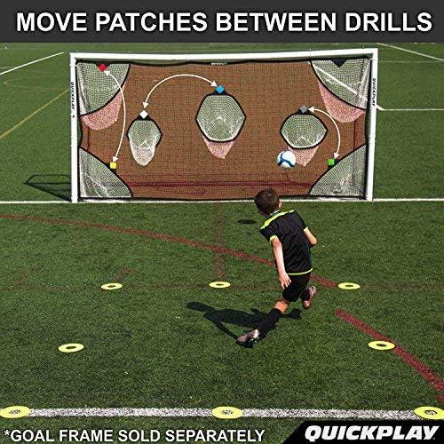 QuickPlay PRO Soccer Goal Target Nets with 7 Scoring Zones Practice