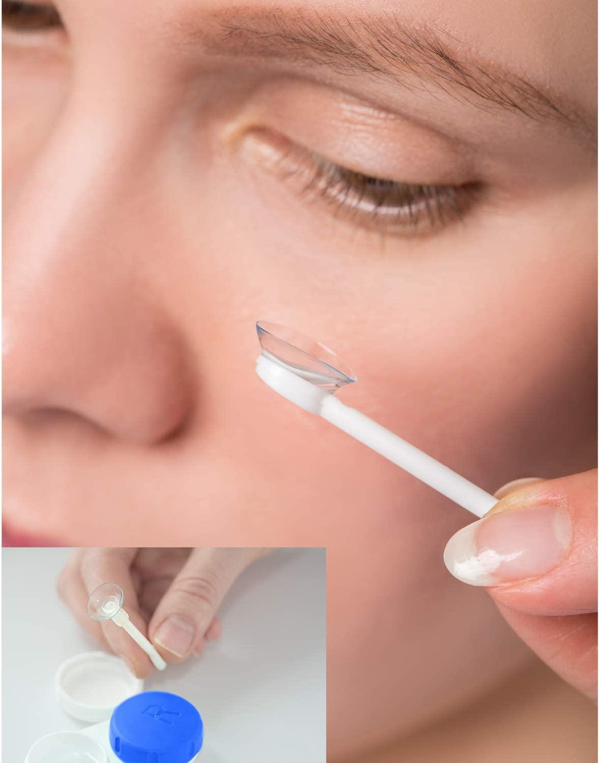 Elcoho 24 Pack Contact Lens Cases Contact Lens Holder Box Left/Right