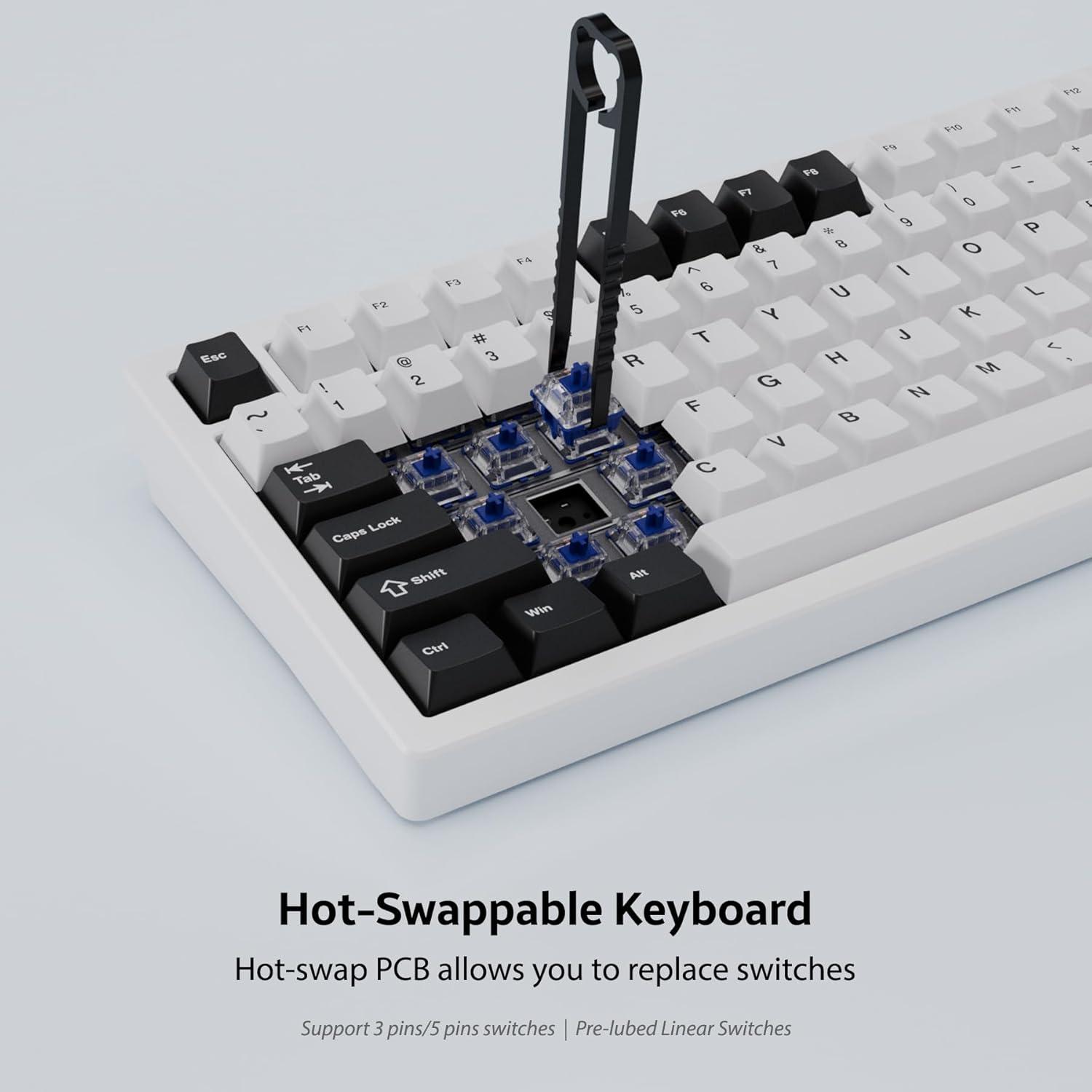 Amazon.com: Chilkey ND75 Aluminum Keyboard 75% Percent