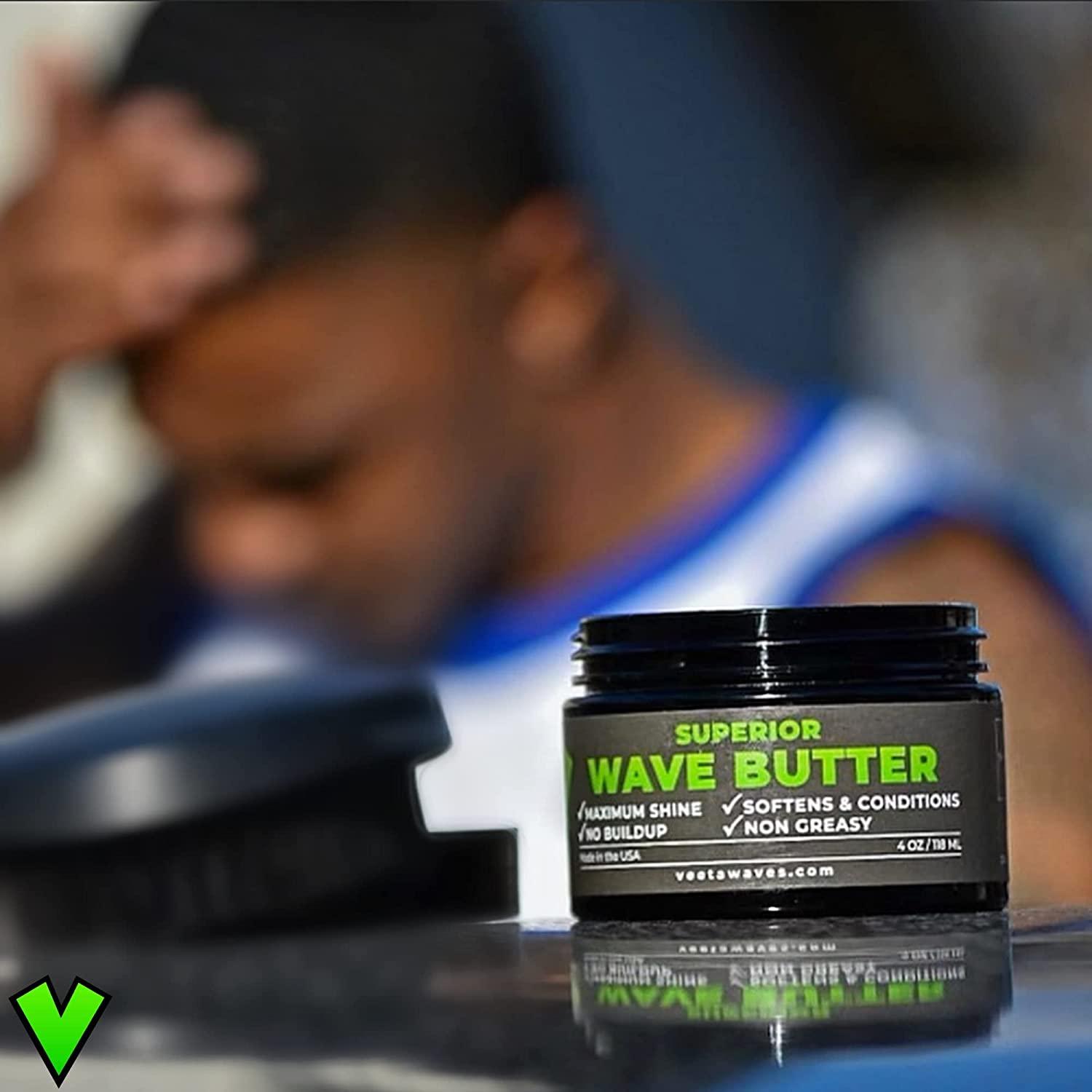 Veeta Superior Wave Butter 360 Wave Grease for Men Maximum Shine