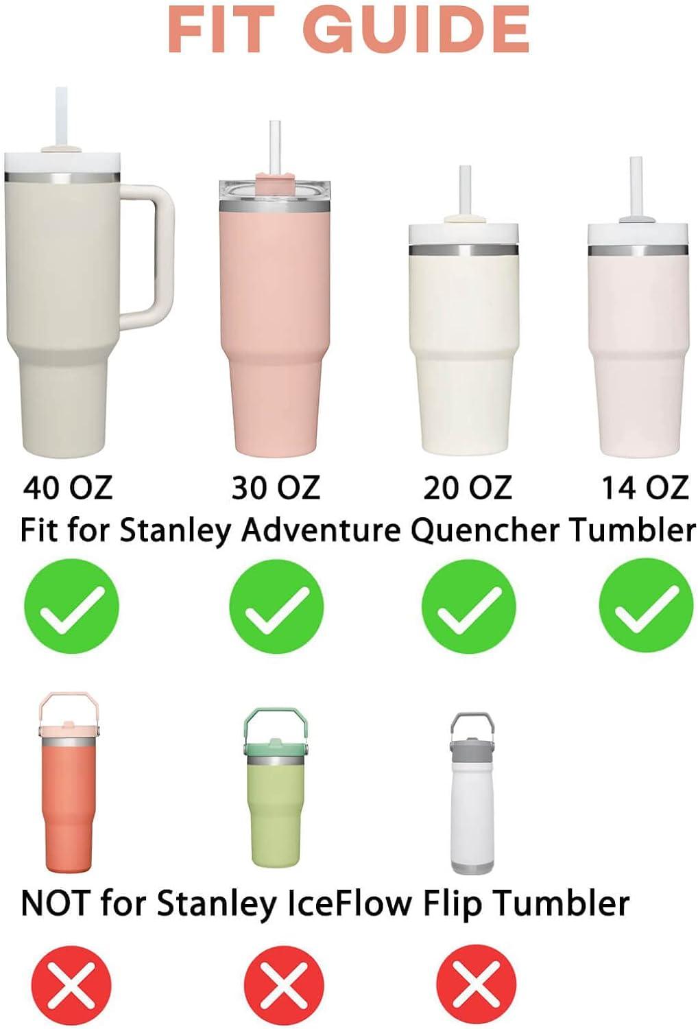 Replacement Straw for Stanley 40 oz 30 oz 20 oz Cup Tumbler 6 Pack