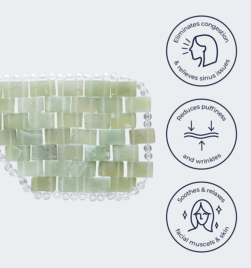 Alana Mitchell Jade Eye Mask Weighted Eye Mask to Eliminate Wrinkles