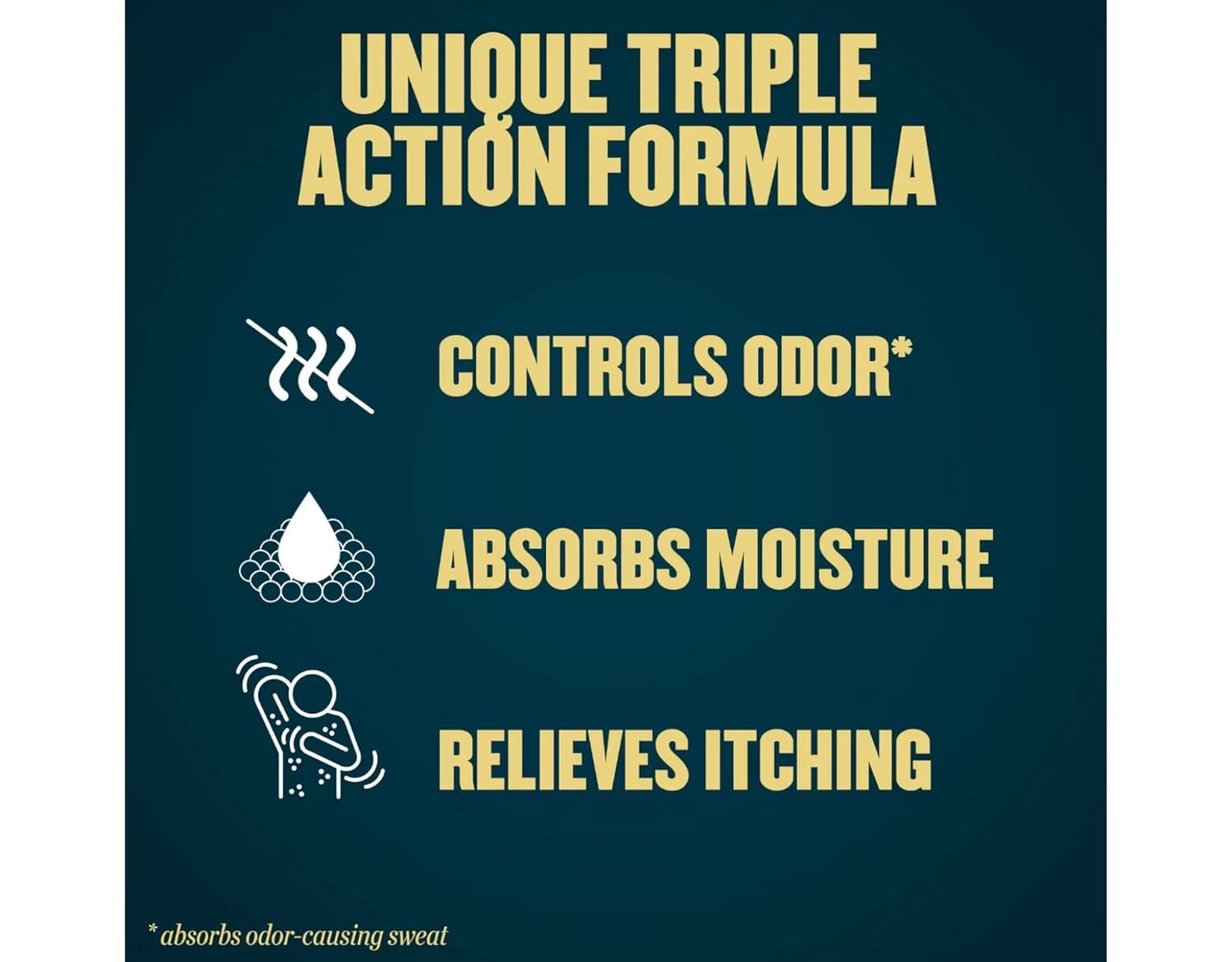 Gold Bond Medicated Powder Triple Action Relief 10 Ounce (TalcFree